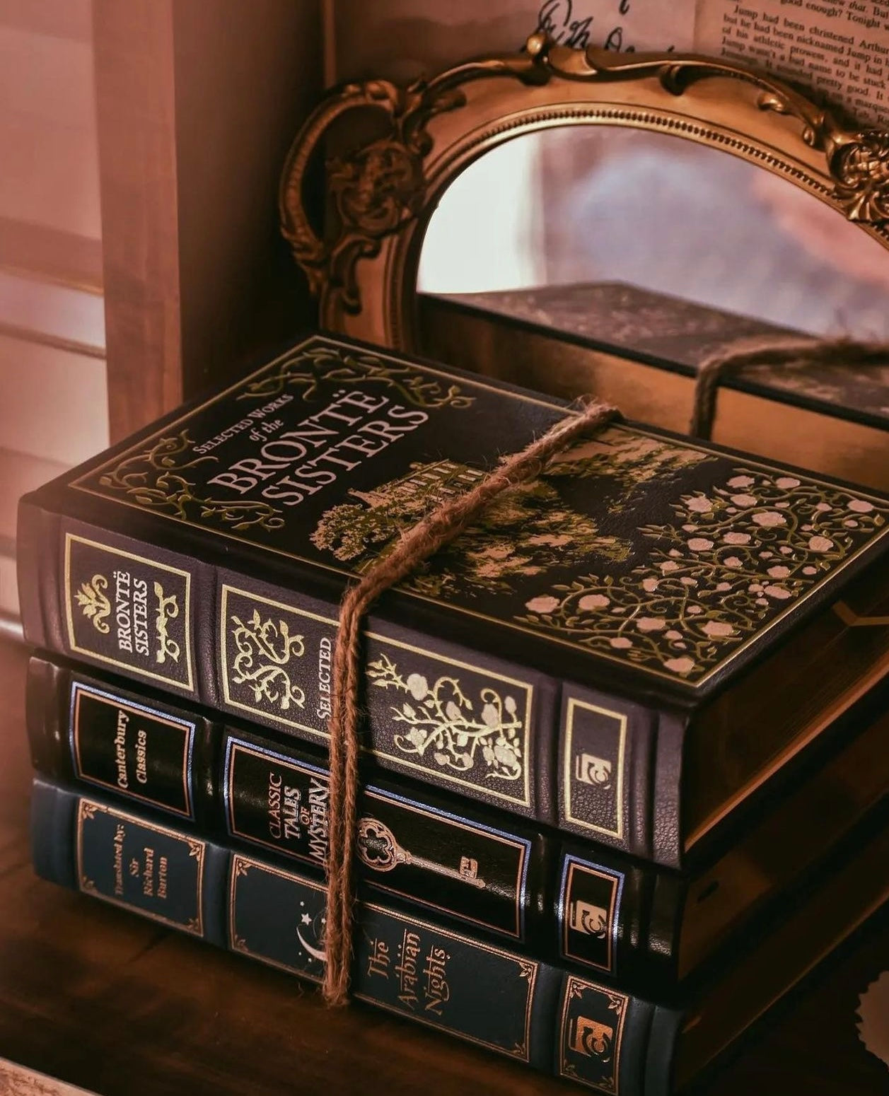 Selected Works of the Bronte Sisters - Collectible Leather Bound Hardcover Classics