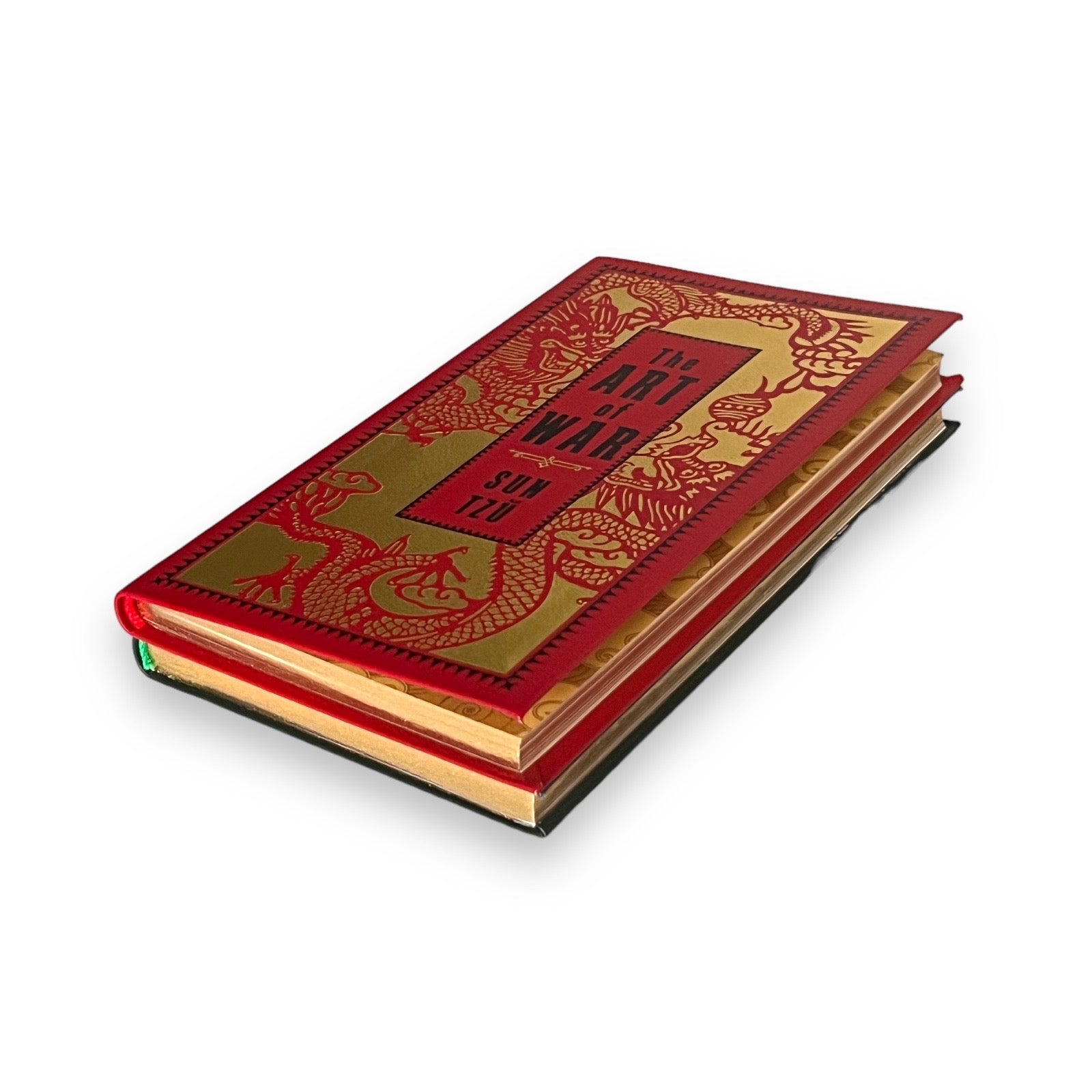 2-Book Pocket Set: Irish Fairy Tales & The Art of War - Collectible Flexi Bound Faux Leather Cover - Pocket Size 7"X4"