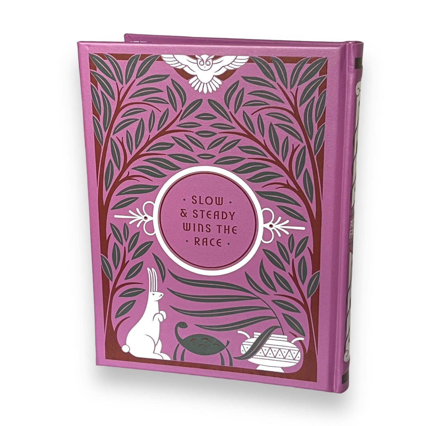 Aesop's Illustrated Fables Fairy Tales - Collectible Leather Bound Hardcover