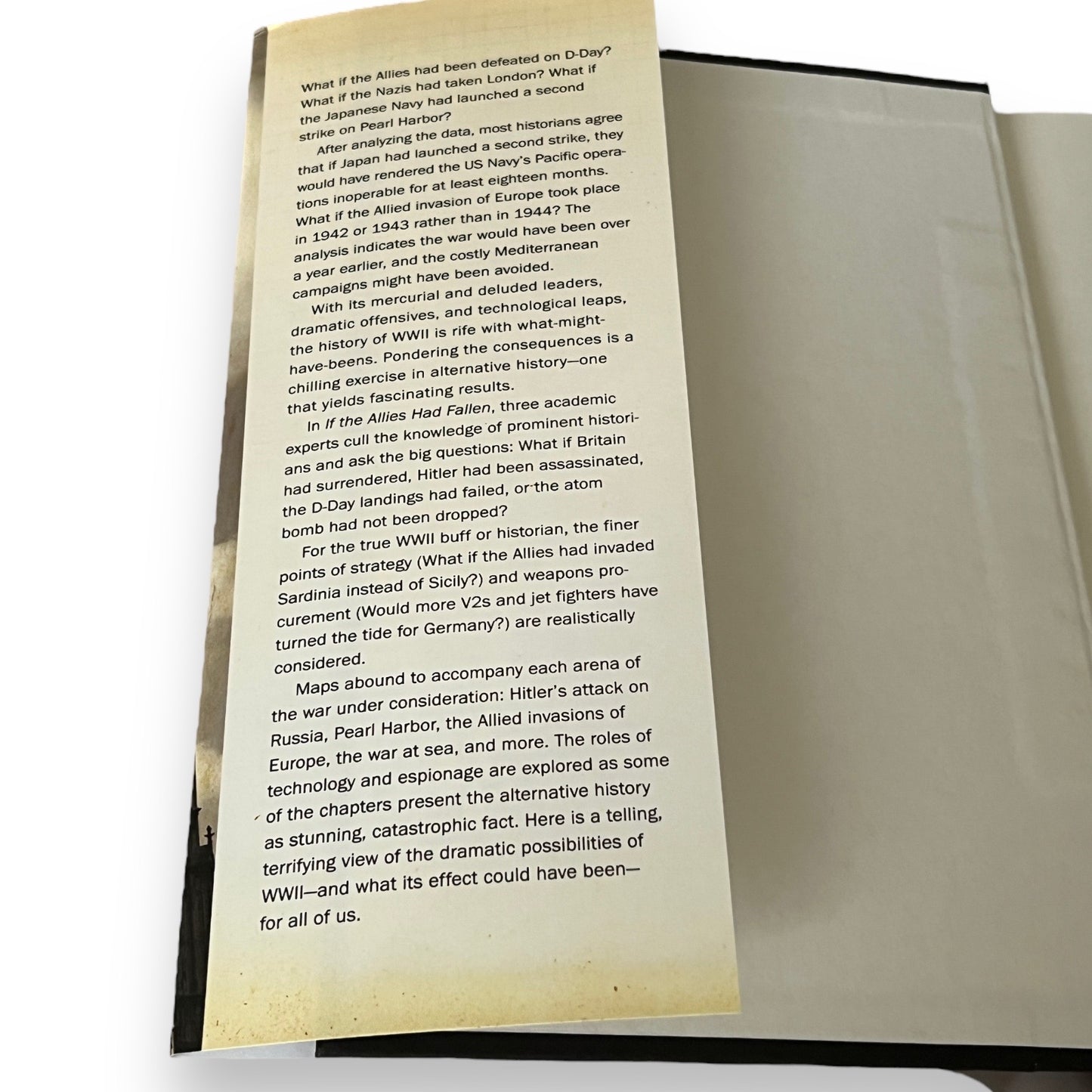 If the Allies Had Fallen: Sixty Alternate Scenarios of WW II - Collectible Deluxe Special Edition - Hardcover - Best Seller - Classic Book