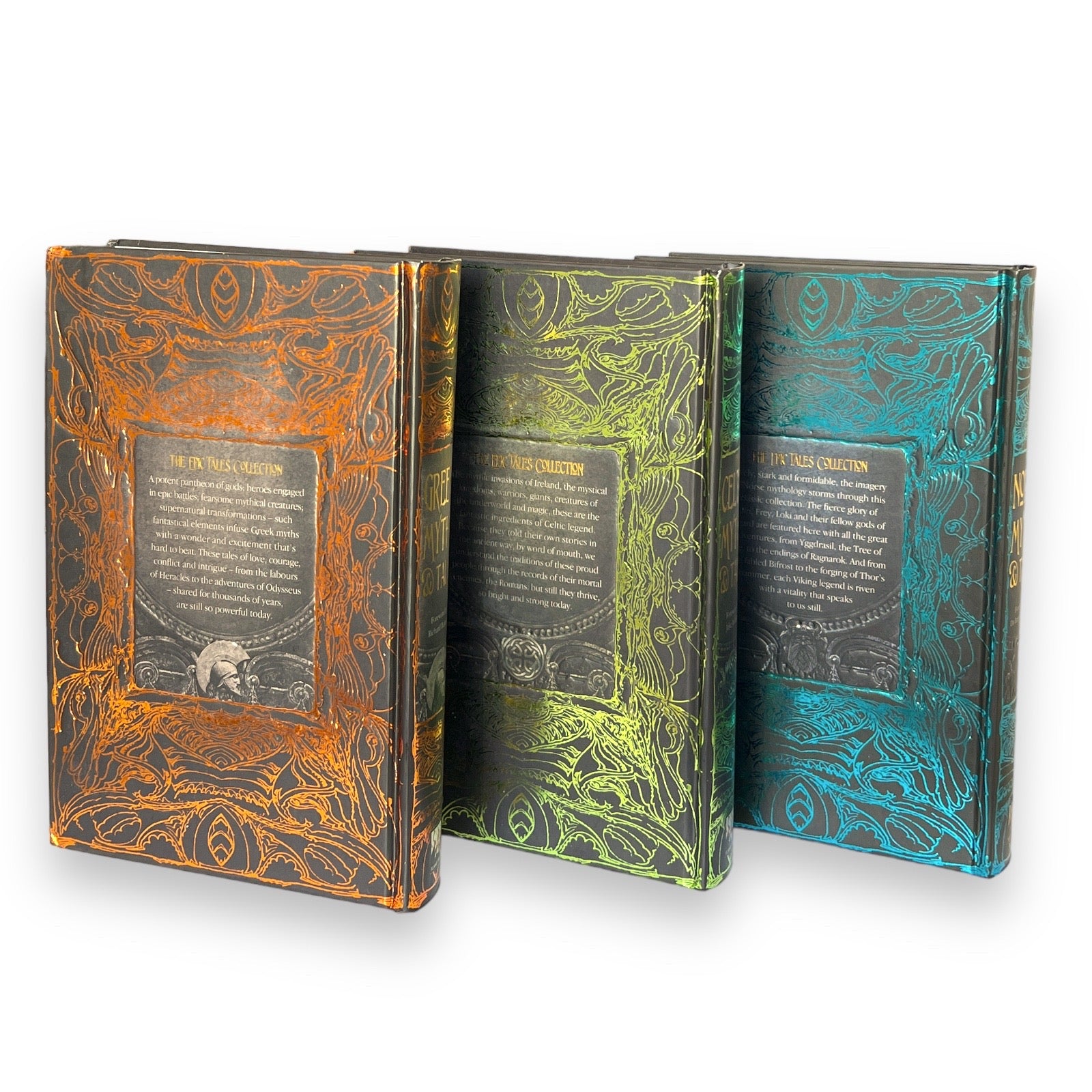 3-Book Set: Celtic, Greek, Norse Myths & Tales Anthology Gothic Fantasy - Collectible Deluxe Hardcover