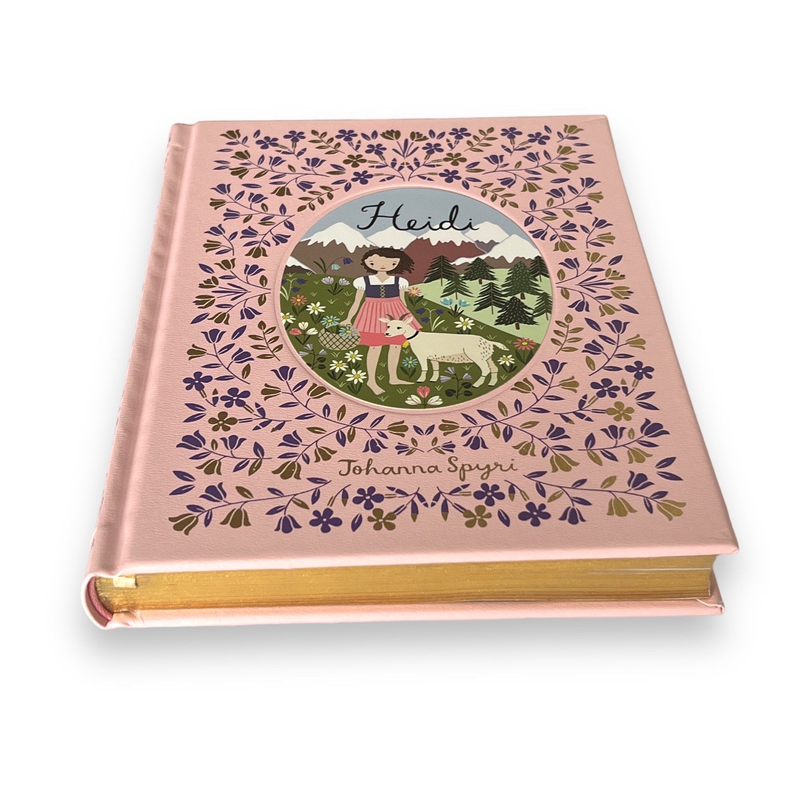 Heidi by Johanna Spyri - Collectible Illustrated Leather Bound Hardcover