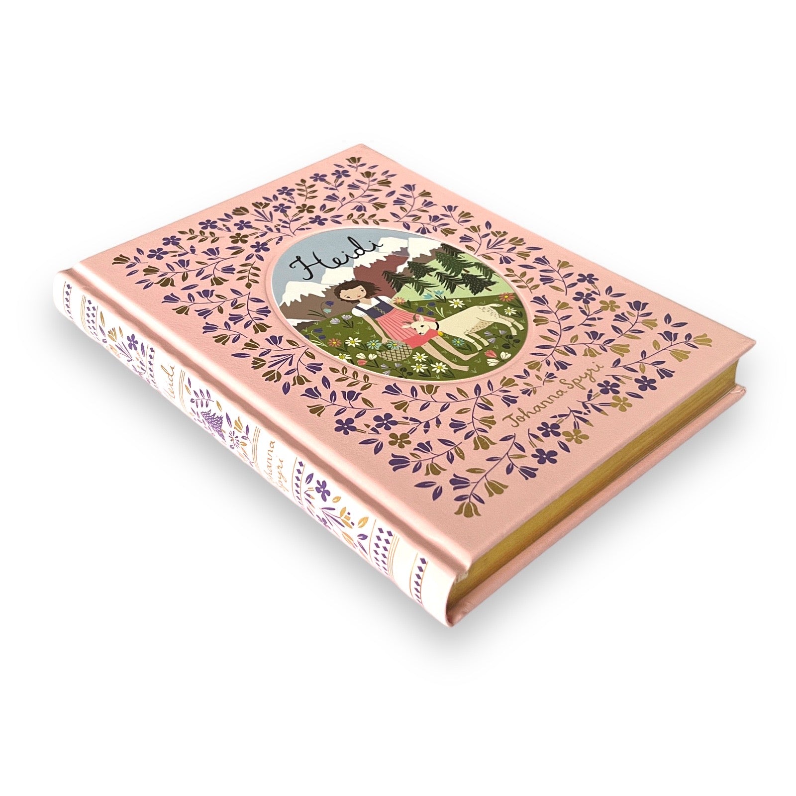 Heidi by Johanna Spyri - Collectible Illustrated Leather Bound Hardcover