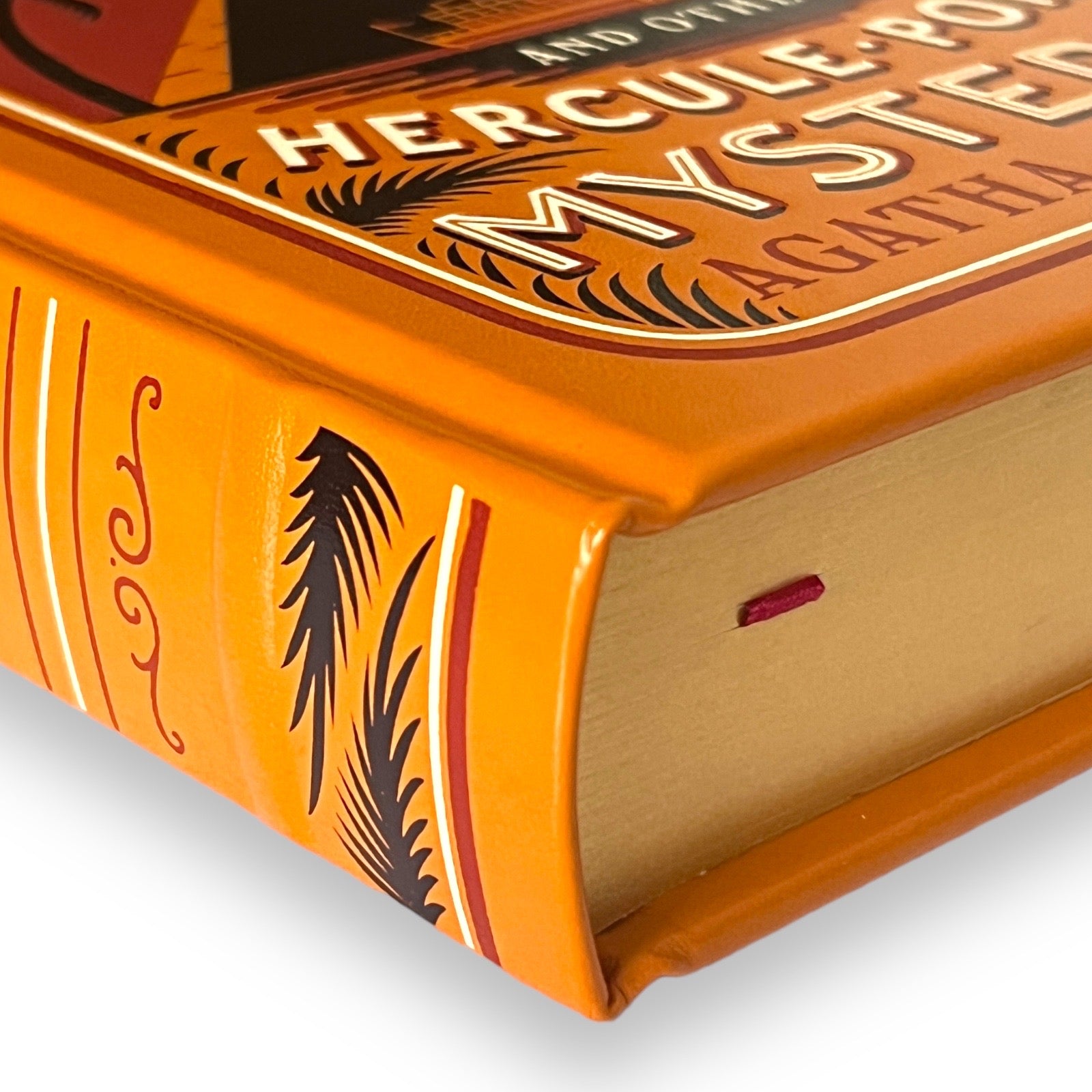 3-Book Set by AGATHA CHRISTIE: Death on the Nile / Murder on Orient Express / And Then There Were None - Collectible Leather Bound Hardcover