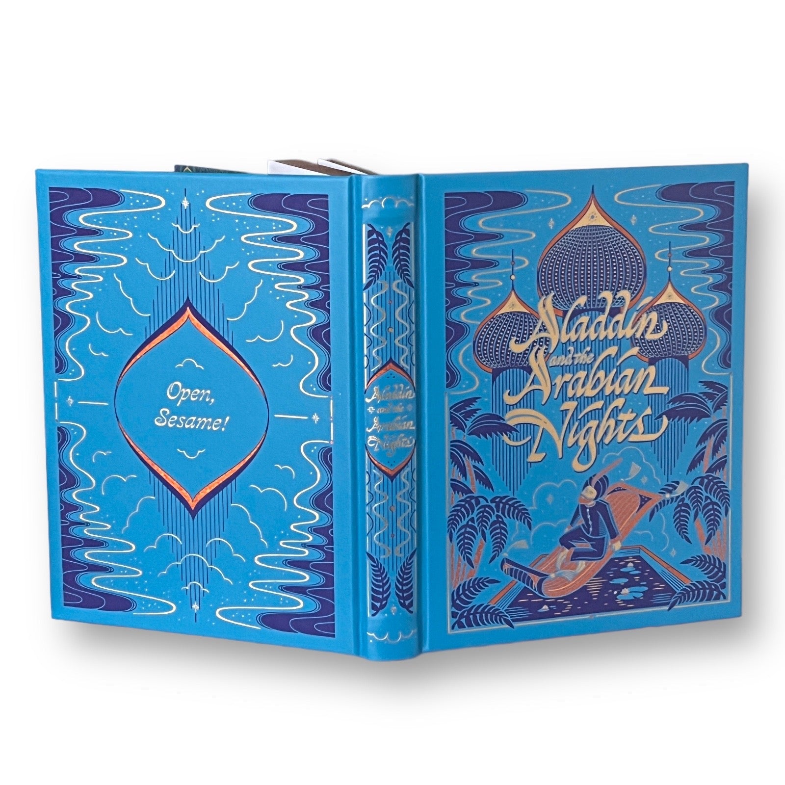 Aladdin and the Arabian Nights - Collectible Illustrated Leather Bound Hardcover