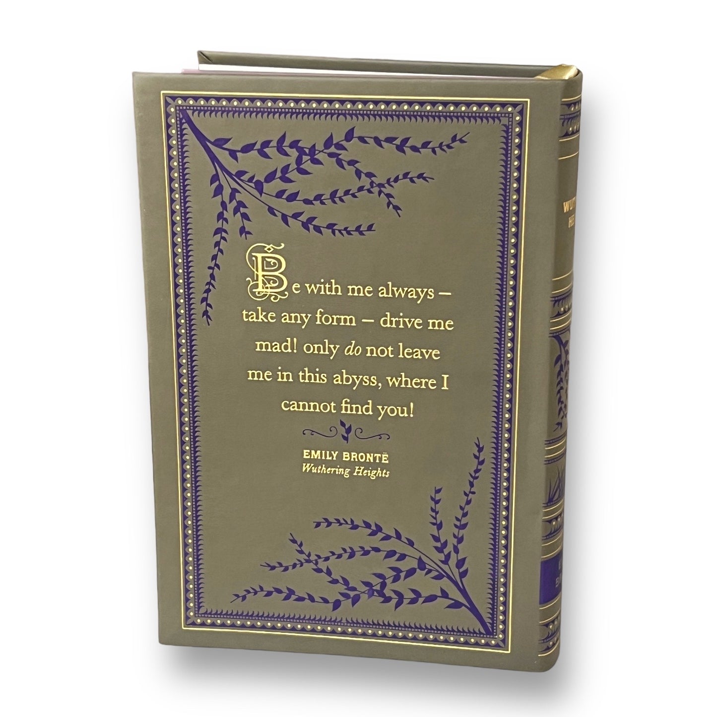 Wuthering Heights by Emily Bronte - Collectible Flexi Bound Faux Leather Cover
