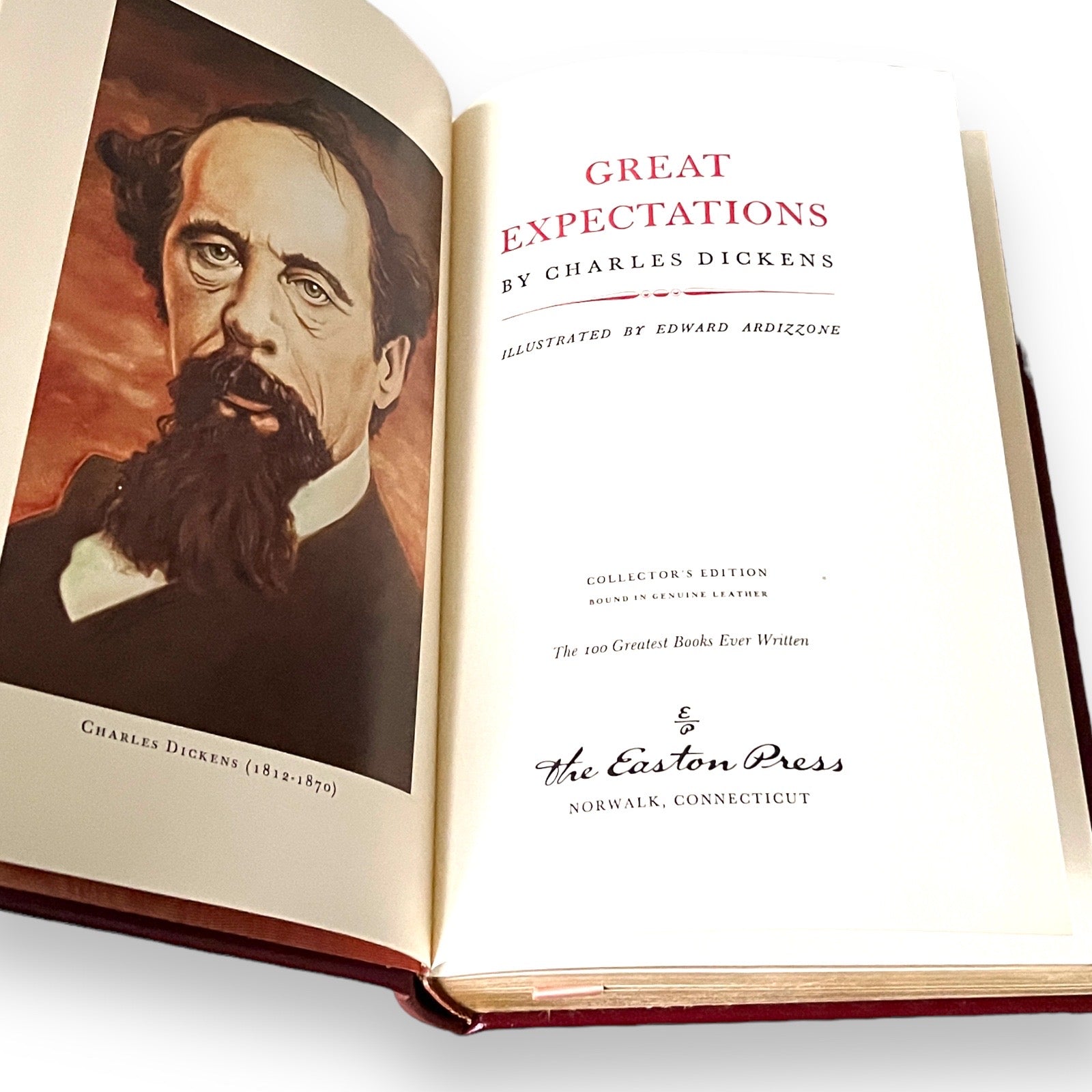 Great Expectations by Charles Dickens - Leather Bound - Easton Press, 1979