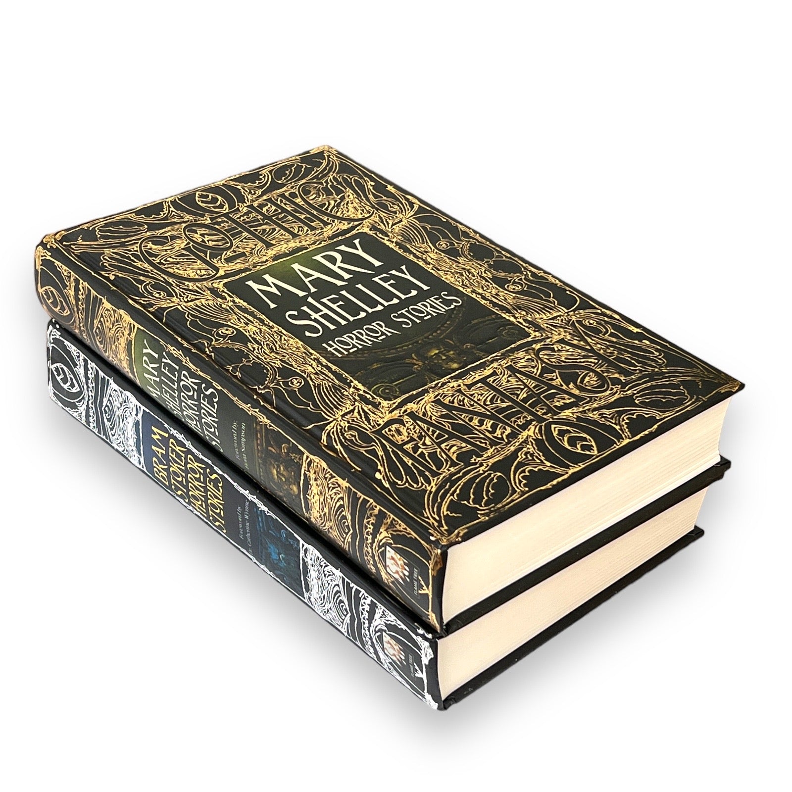 2-Book Set: Dracula by Bram Stoker & Frankenstein by Mary Shelley - Collectible Deluxe Hardcover