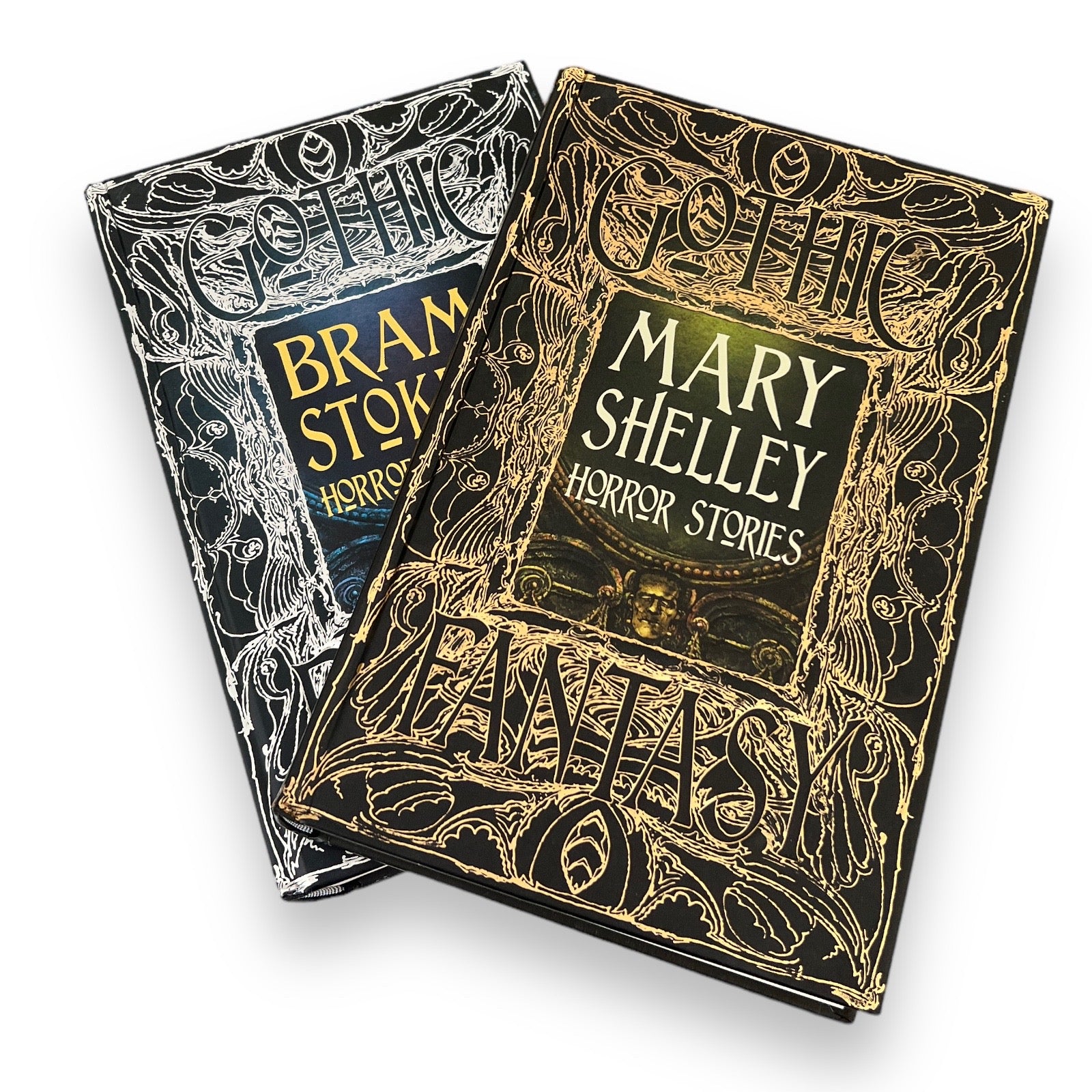 2-Book Set: Dracula by Bram Stoker & Frankenstein by Mary Shelley - Collectible Deluxe Hardcover