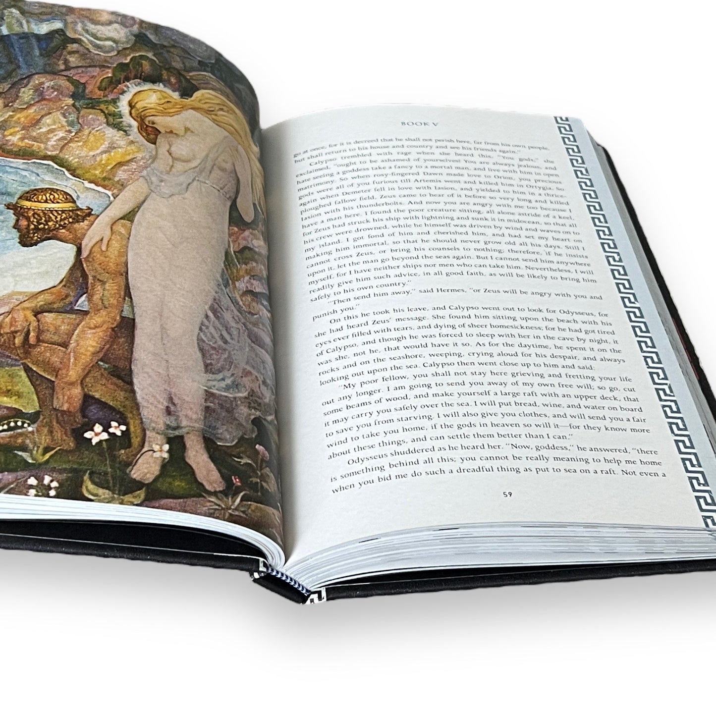 The Illustrated Odyssey by Homer - Full-Color Hardcover