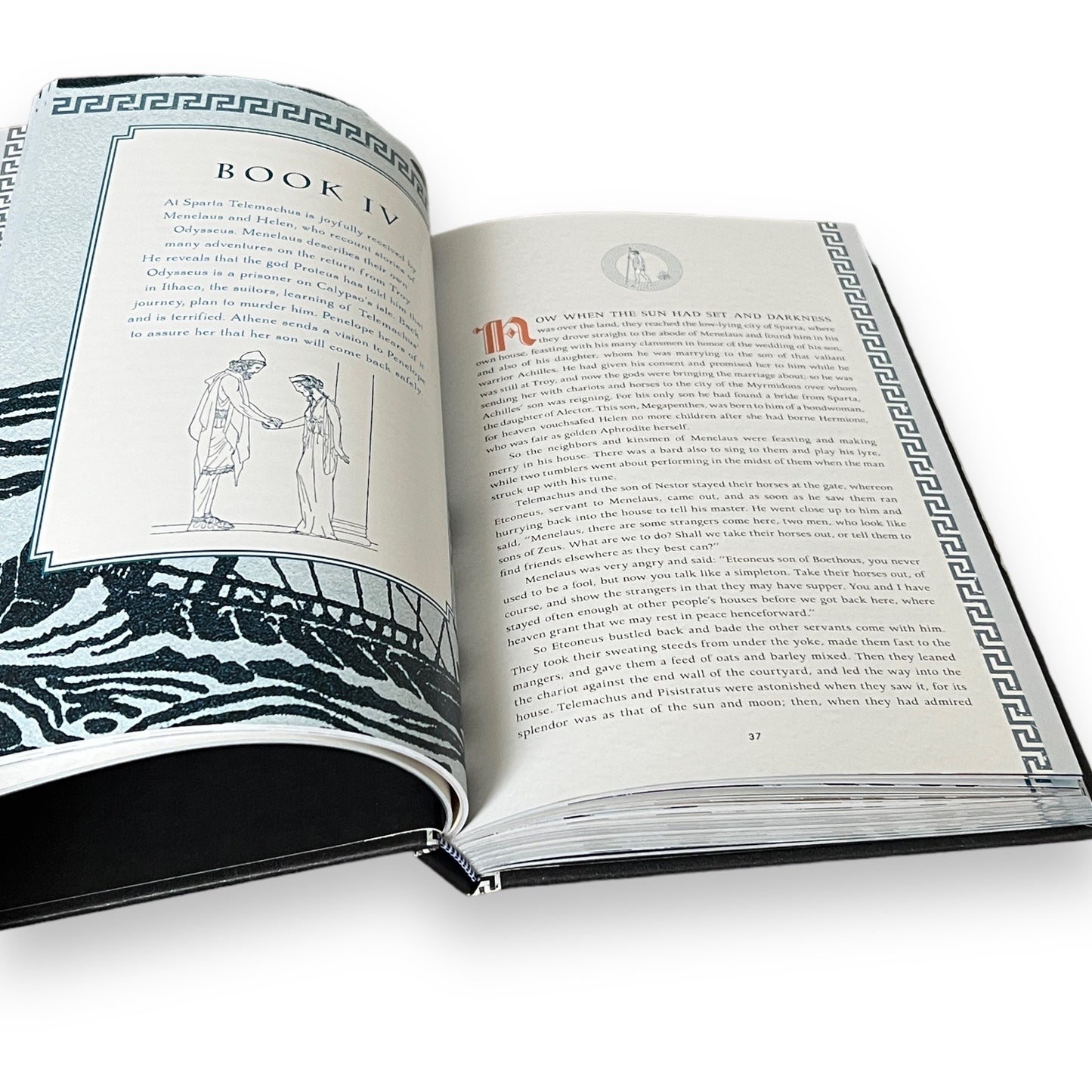 The Illustrated Odyssey by Homer - Full-Color Hardcover