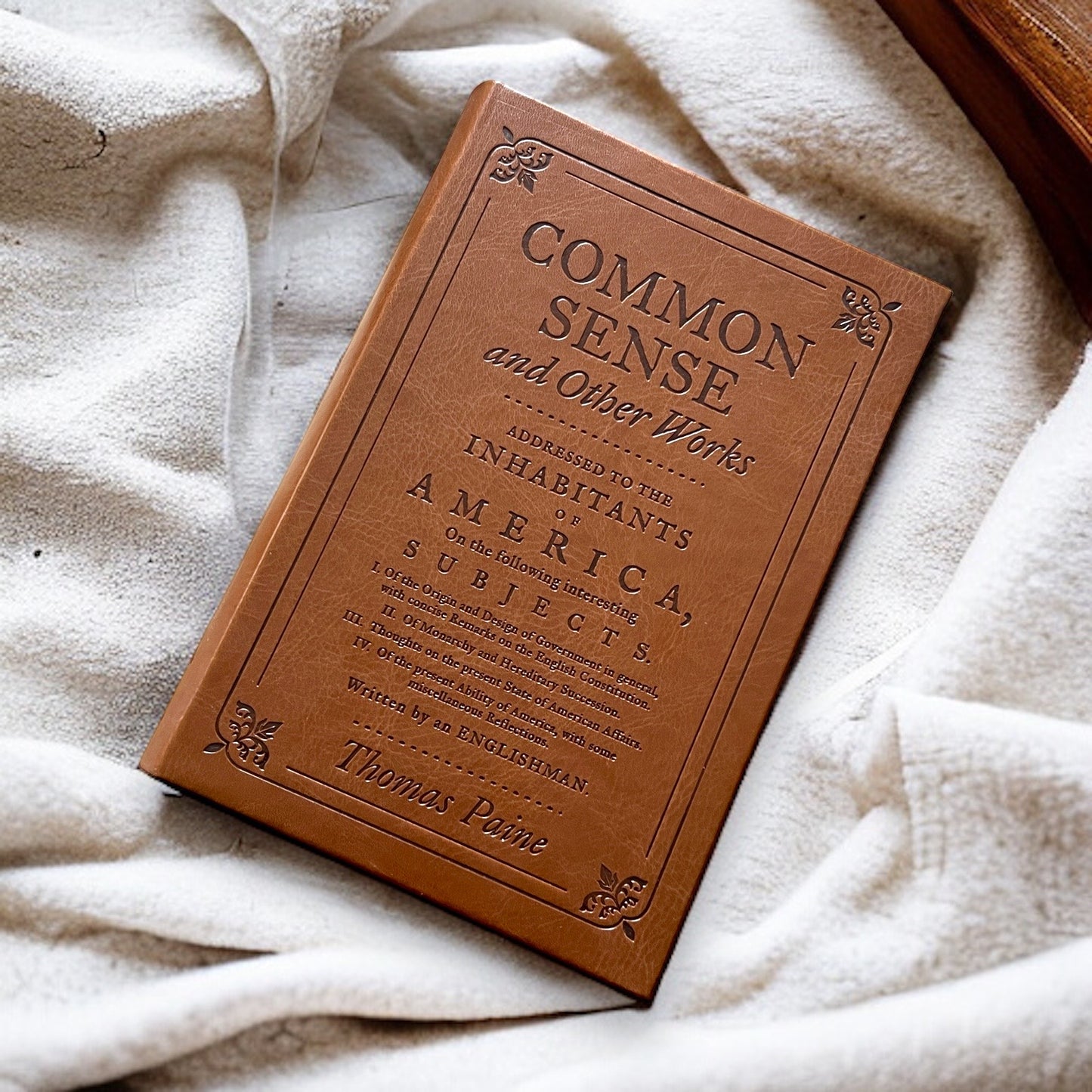 Common Sense and Other Works - Collectible Flexi Bound Faux Leather Cover