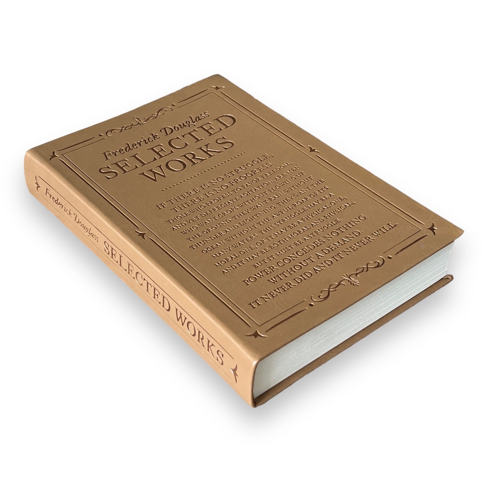 Frederick Douglass: Selected Works - Collectible Flexi Bound Faux Leather Cover