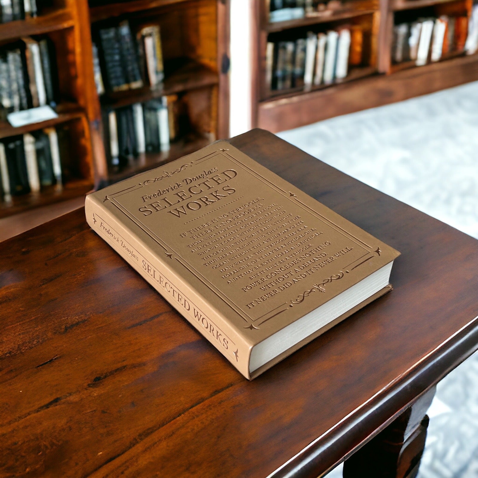 Frederick Douglass: Selected Works - Collectible Flexi Bound Faux Leather Cover