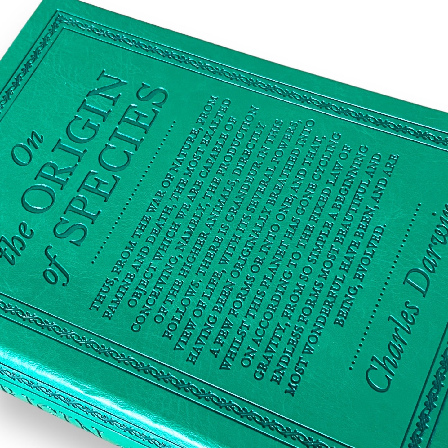On the Origin of Species by Charles Darwin - Collectible Deluxe Special Gift Edition - Flexi Bound Faux Leather Cover - Classic Book