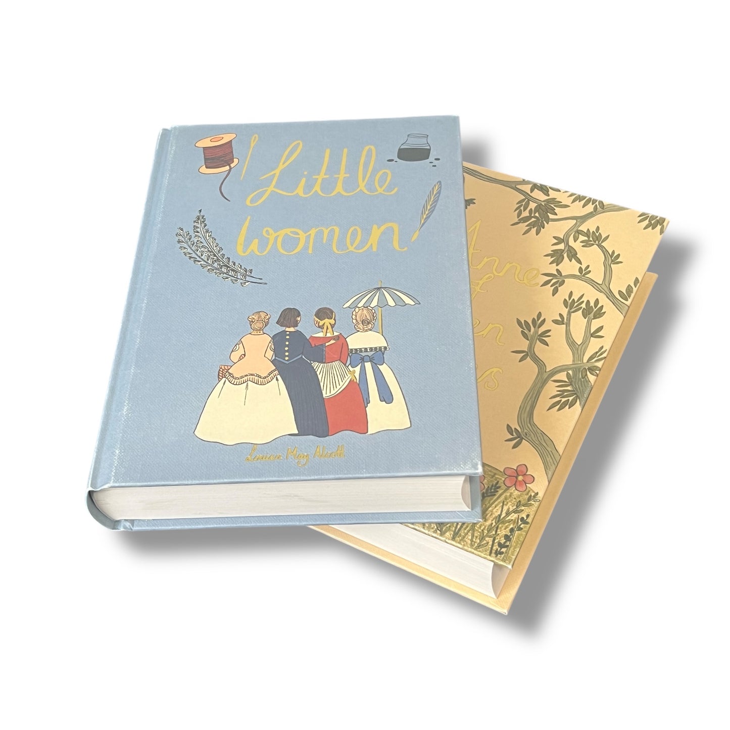 2 Book Set: Little Women by Louisa May Alcott & Anne of Green Gables by Montgomery - Collectible Hardcover