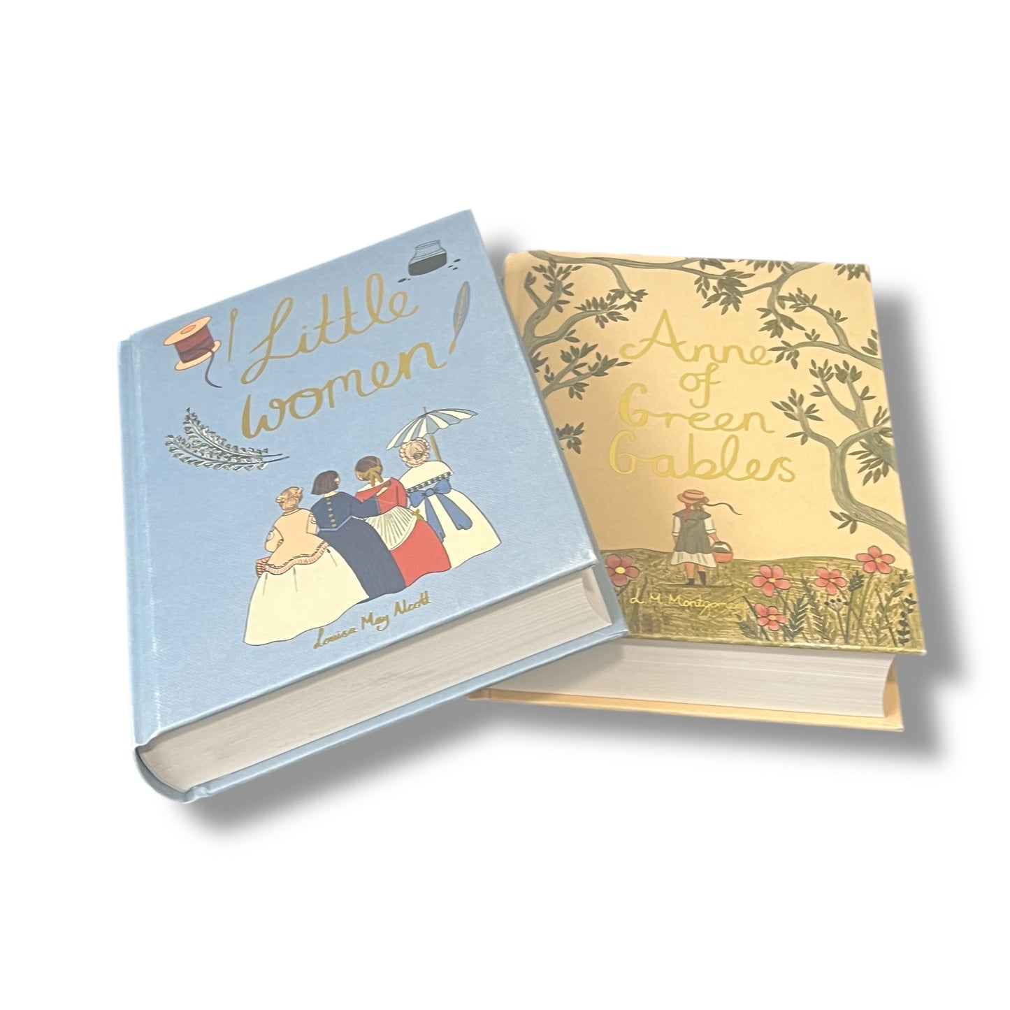 2 Book Set: Little Women by Louisa May Alcott & Anne of Green Gables by Montgomery - Collectible Hardcover