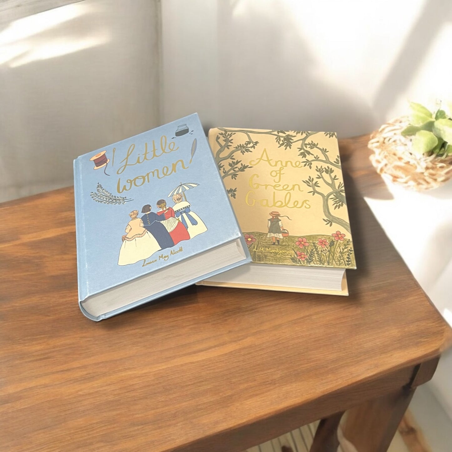 2 Book Set: Little Women by Louisa May Alcott & Anne of Green Gables by Montgomery - Collectible Hardcover