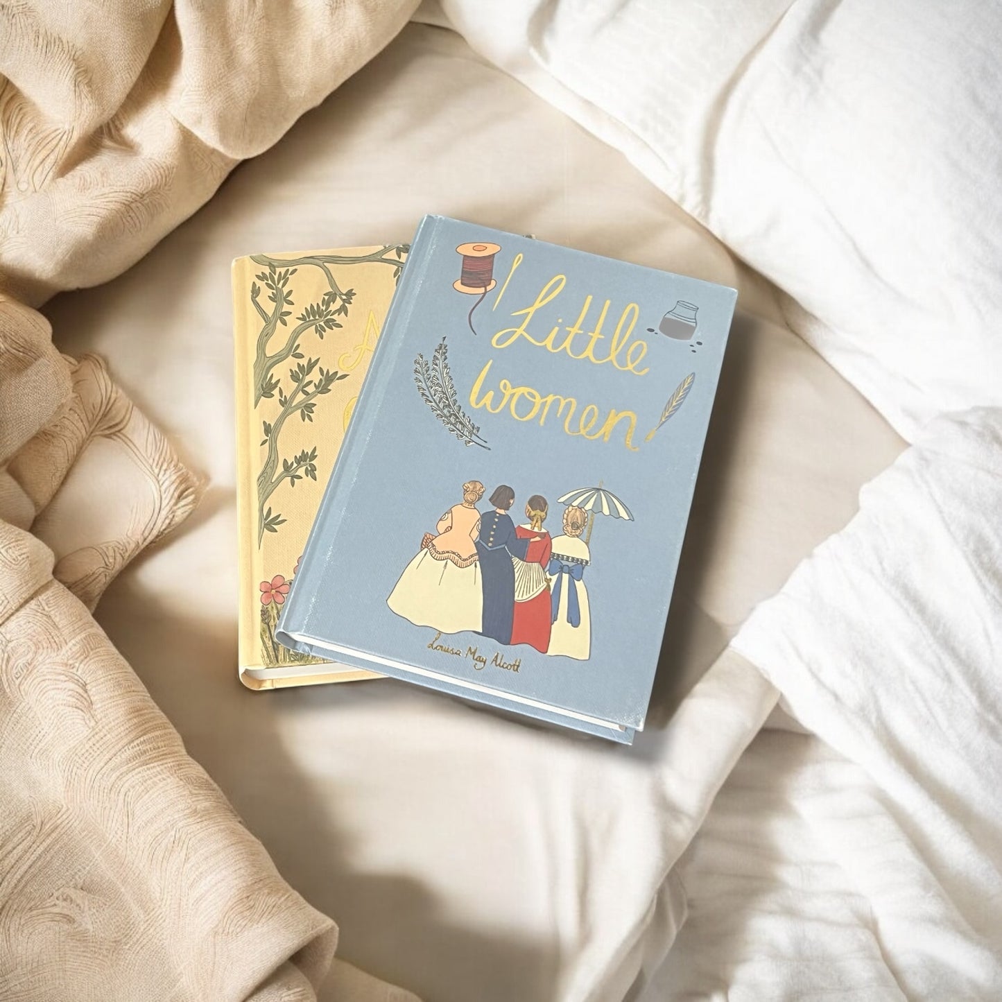 2 Book Set: Little Women by Louisa May Alcott & Anne of Green Gables by Montgomery - Collectible Hardcover