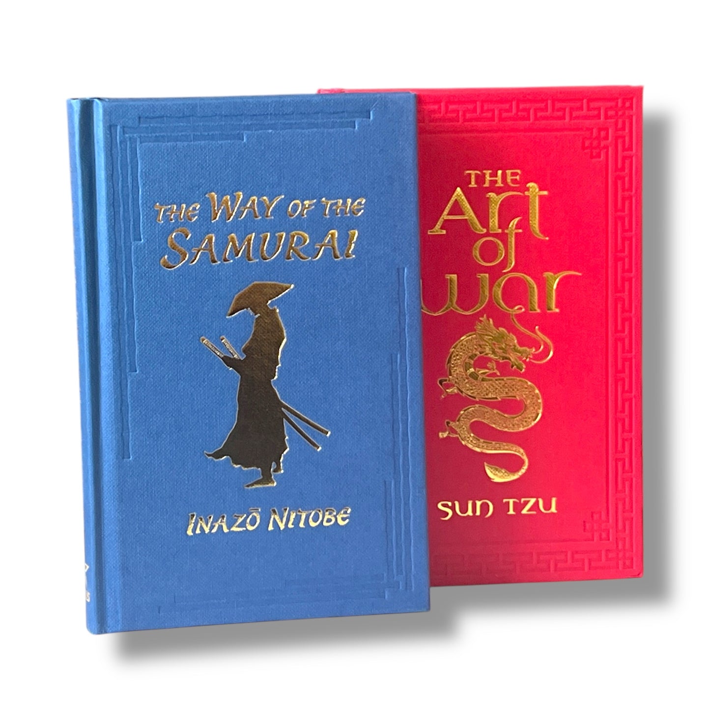 2-Book Set: The Way of the Samurai & The Art of War - Gilded Pocket Edition - Illustrated Hardcover
