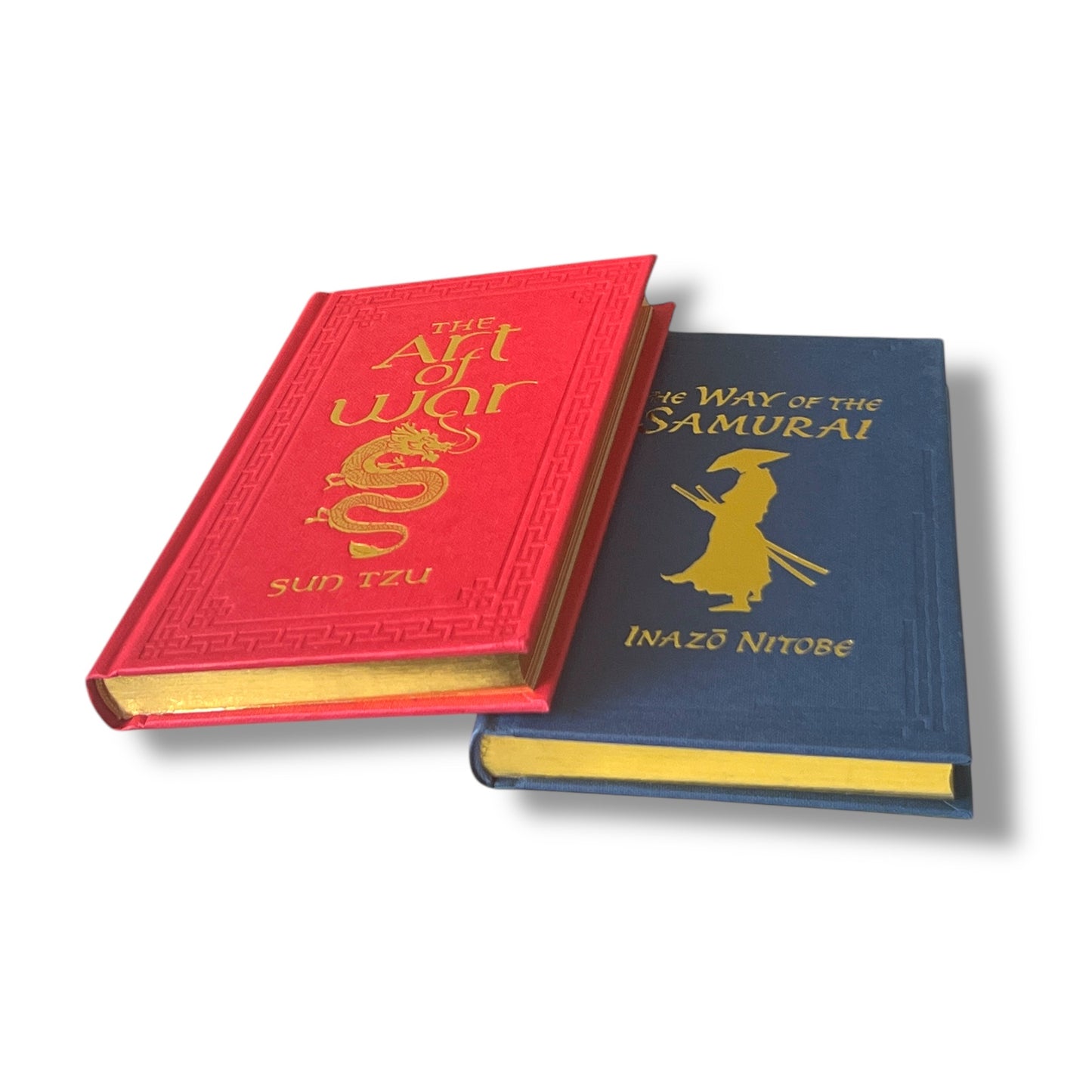 2-Book Set: The Way of the Samurai & The Art of War - Gilded Pocket Edition - Illustrated Hardcover