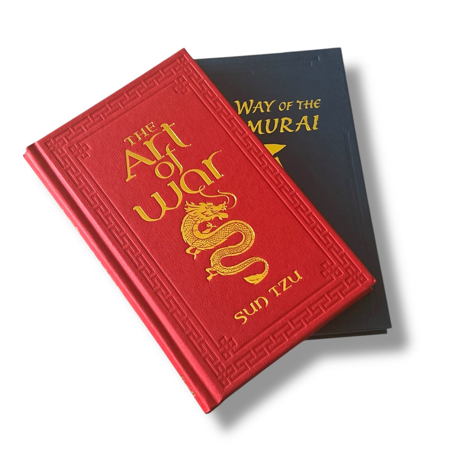 2-Book Set: The Way of the Samurai & The Art of War - Gilded Pocket Edition - Illustrated Hardcover