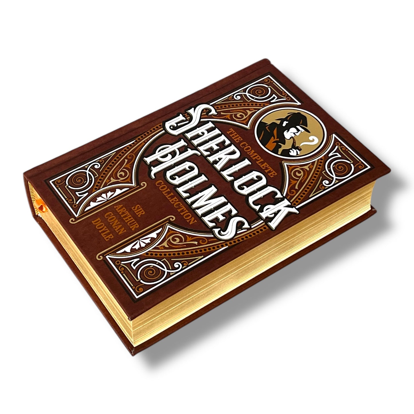 The Complete Sherlock Holmes Collection by Arthur Conan Doyle - Collectible Leather Bound Hardcover