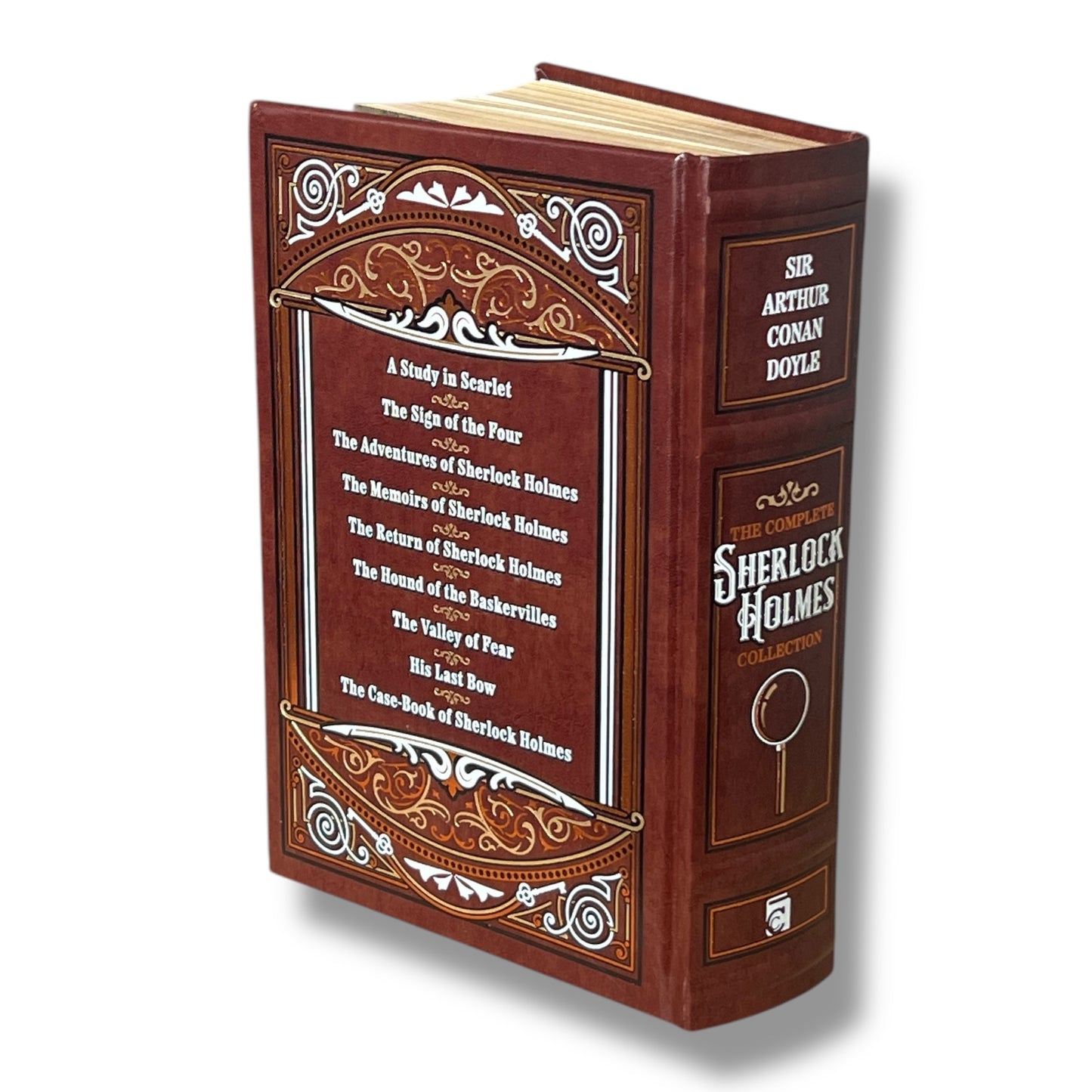 The Complete Sherlock Holmes Collection by Arthur Conan Doyle - Collectible Leather Bound Hardcover