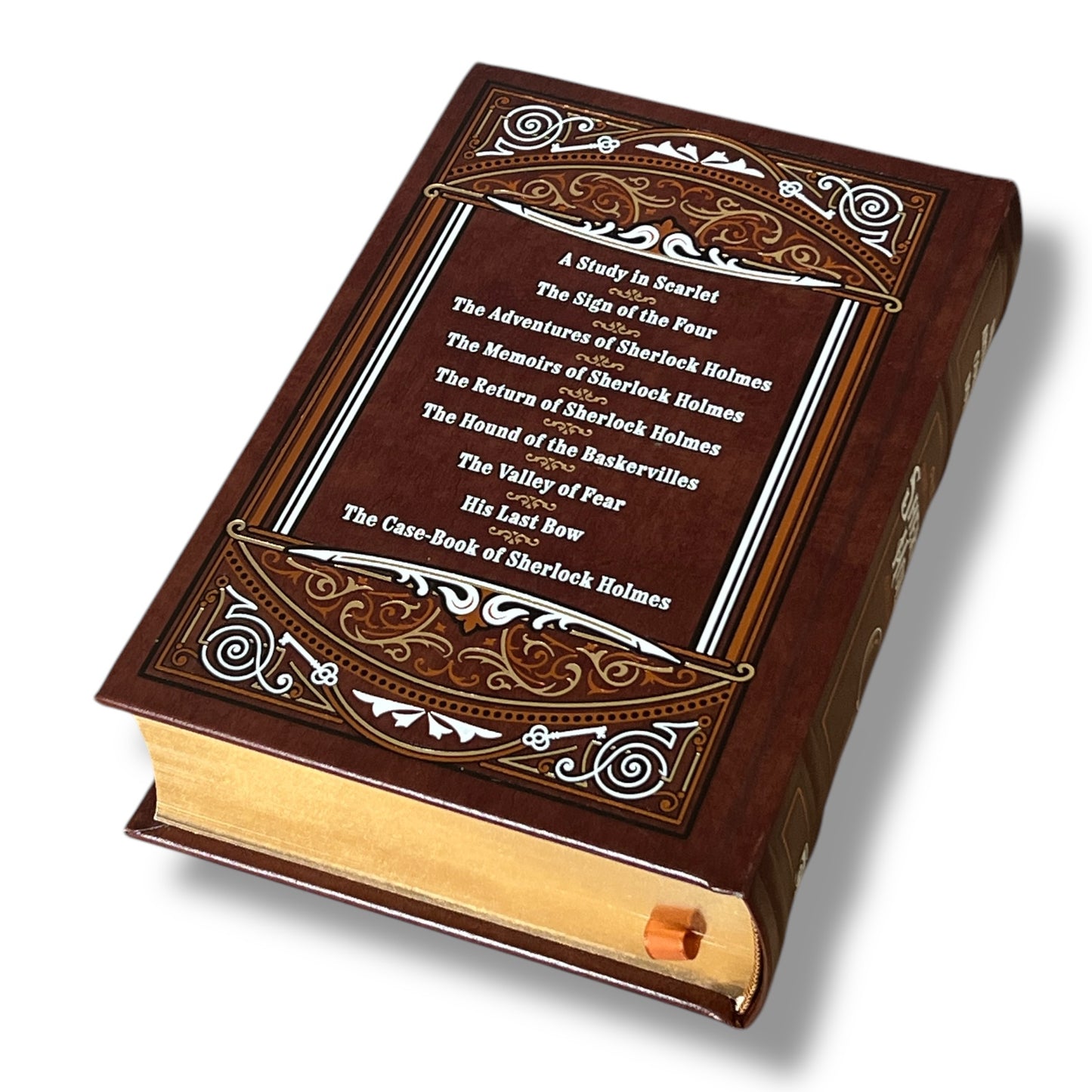 The Complete Sherlock Holmes Collection by Arthur Conan Doyle - Collectible Leather Bound Hardcover