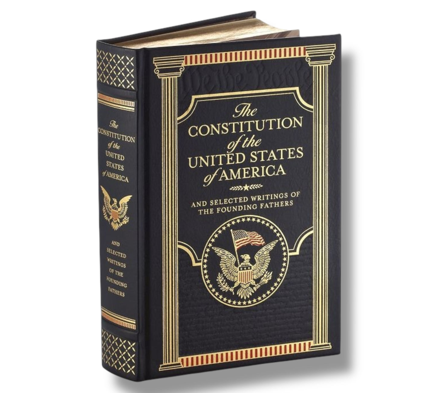 The Constitution of the United States of America and Selected Writings of the Founding Fathers - Collectible Leather Bound Hardcover