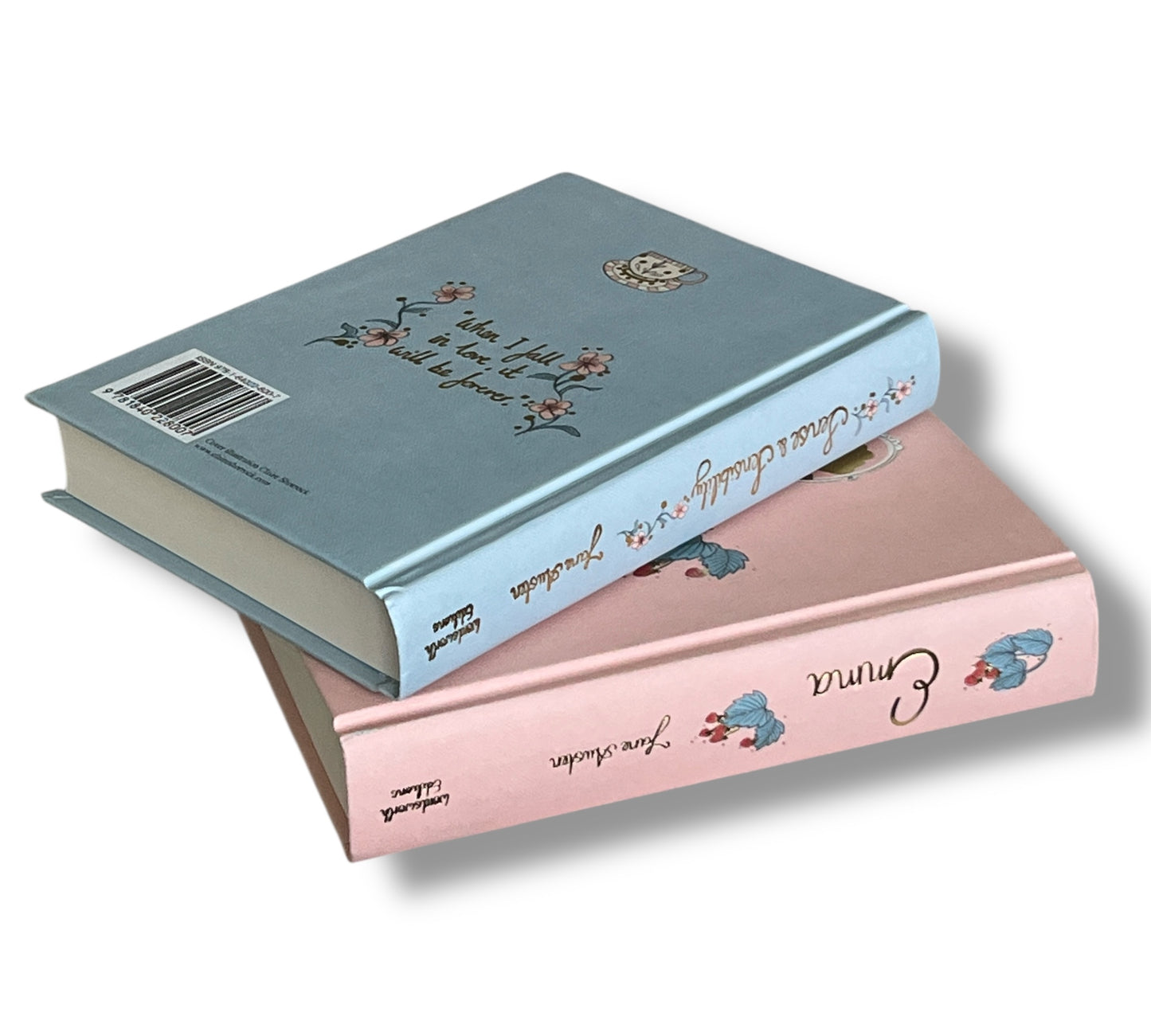 2-Book Set: Emma & Sense and Sensibility by Jane Austen - Collector’s Edition - Compact Hardcover