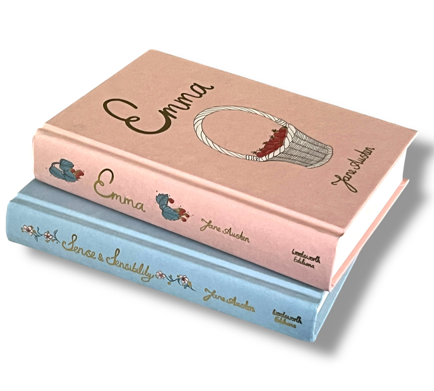 2-Book Set: Emma & Sense and Sensibility by Jane Austen - Collector’s Edition - Compact Hardcover