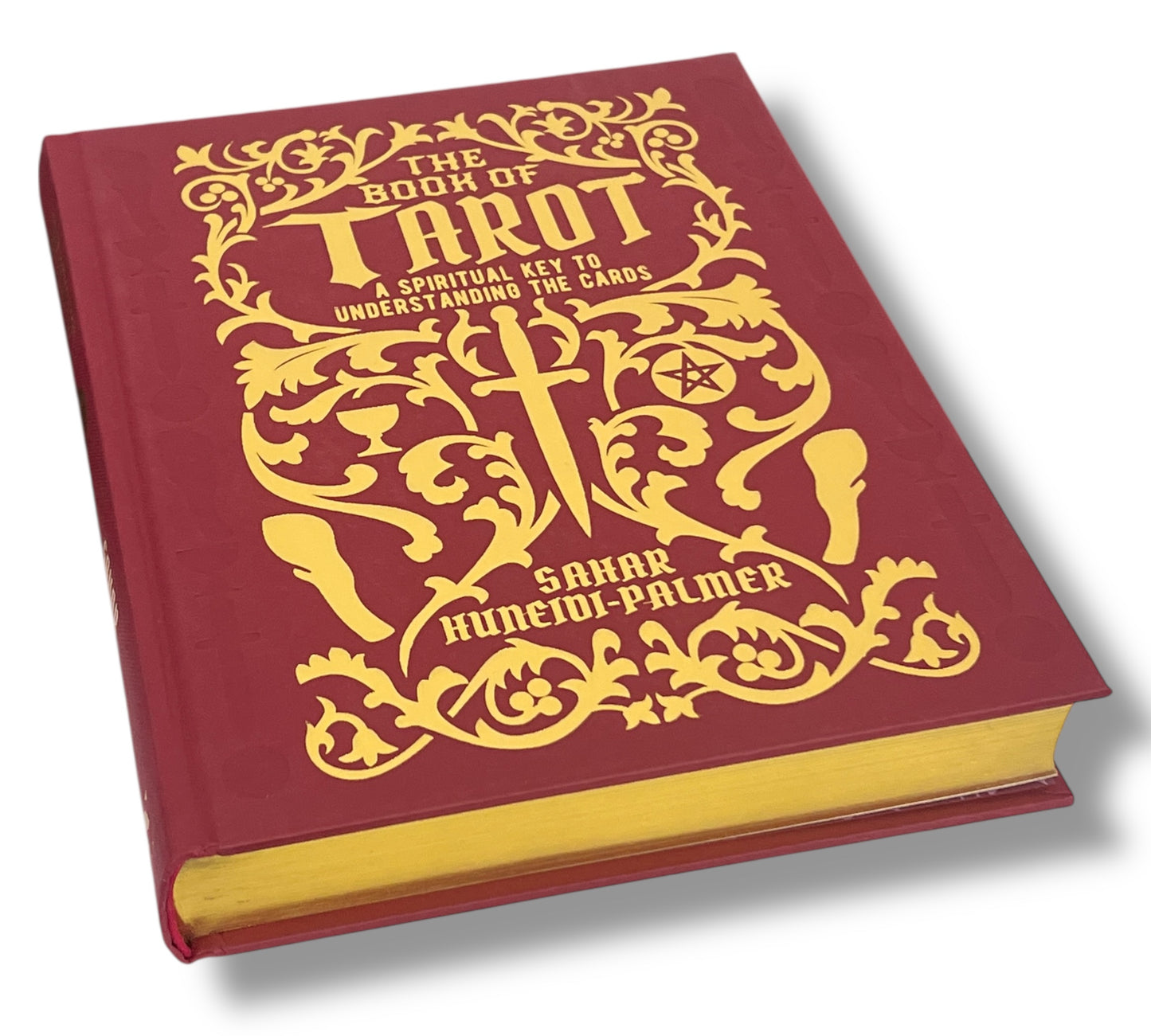 The Book of Tarot by Sahar Huneidi-Palmer - Hardcover with Gilded Page Edges