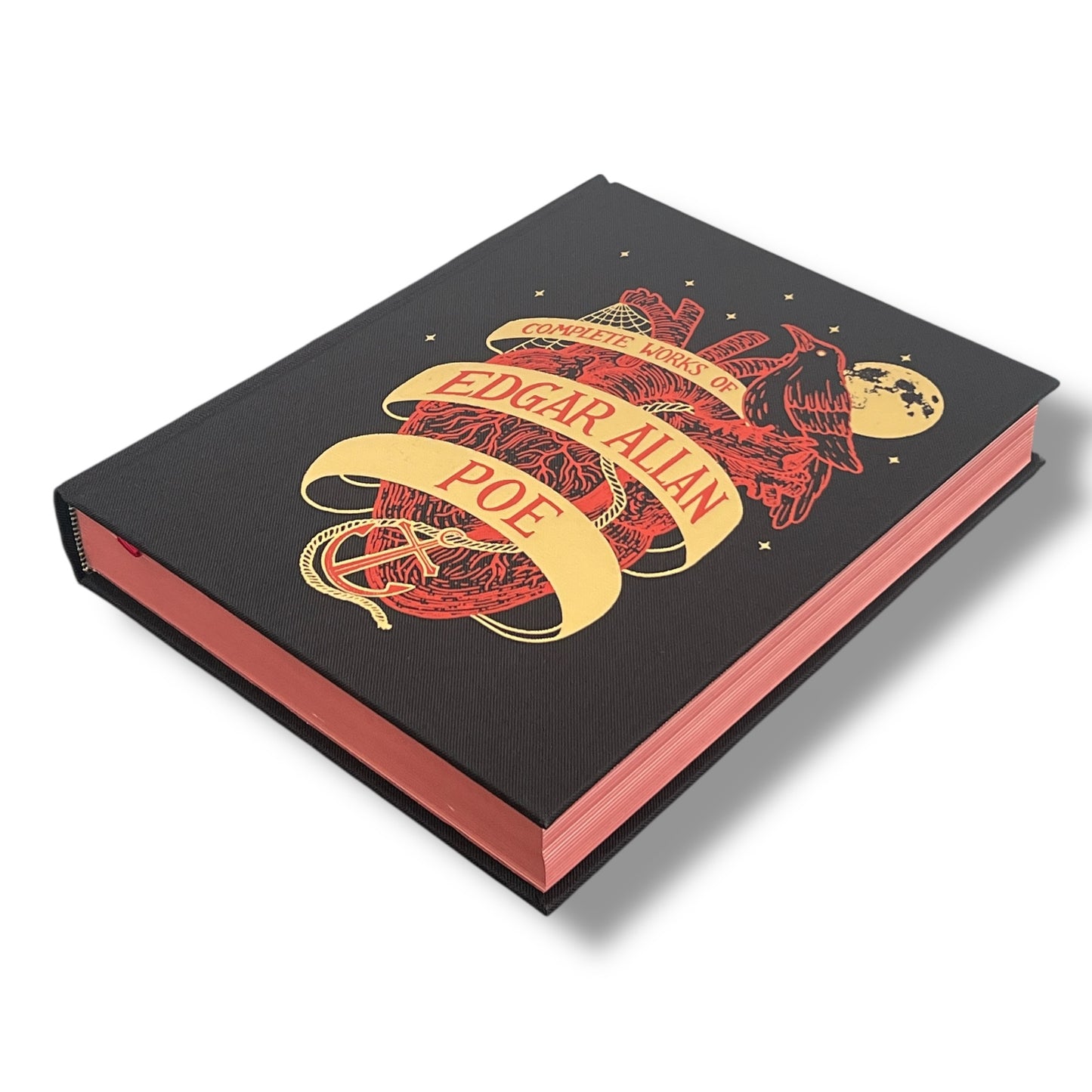 The Complete Works of Edgar Allan Poe - Linen Clothbound Illustrated Hardcover