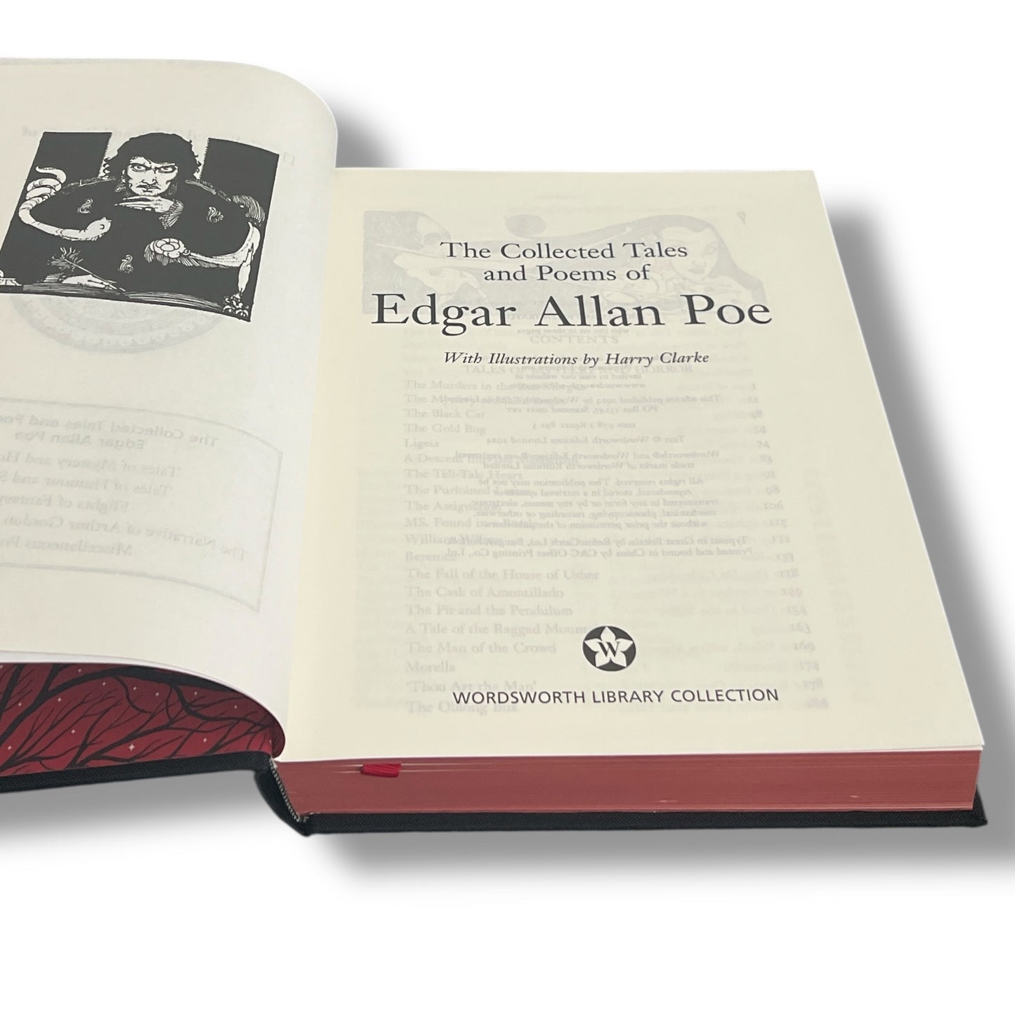 The Complete Works of Edgar Allan Poe - Linen Clothbound Illustrated Hardcover