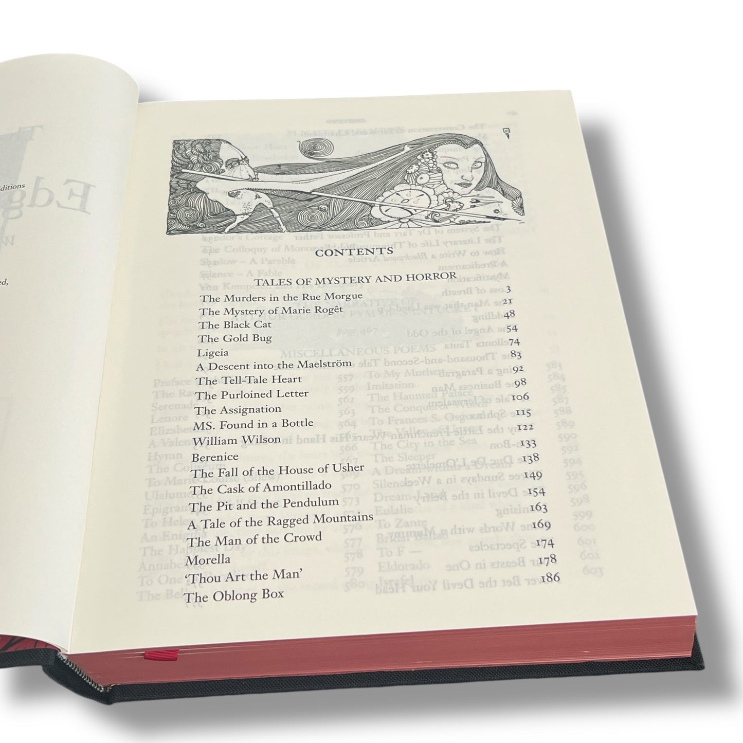 The Complete Works of Edgar Allan Poe - Linen Clothbound Illustrated Hardcover