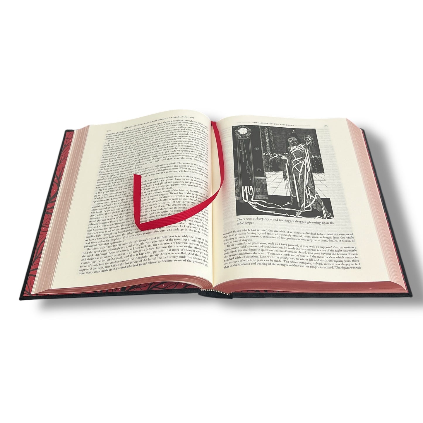 The Complete Works of Edgar Allan Poe - Linen Clothbound Illustrated Hardcover