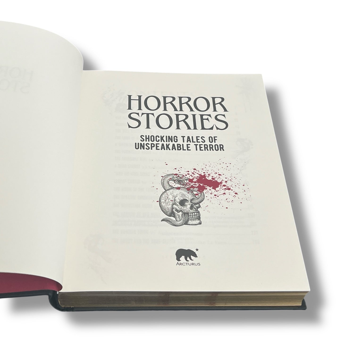 Horror Stories: Shocking Tales of Unspeakable Terror - Luxury Gilded Hardcover
