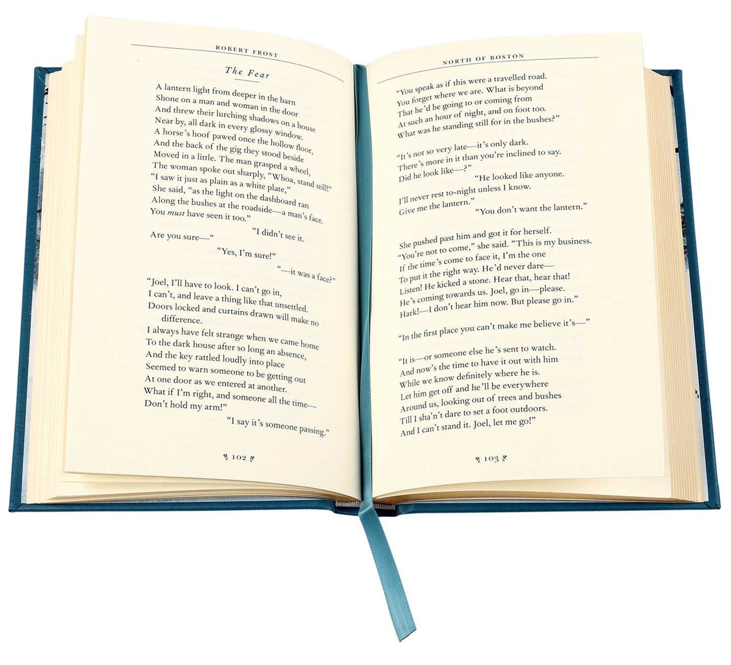 A Collection of Poems by Robert Frost - Collectible Leather Bound Hardcover