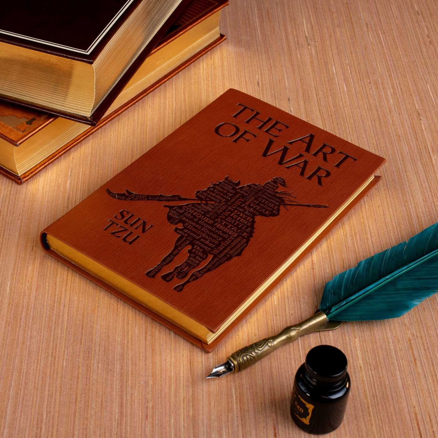 The Art of War Eastern Philosophy by Sun Tzu - Collectible Flexi Bound Leather Feel Cover - Gilded Edges