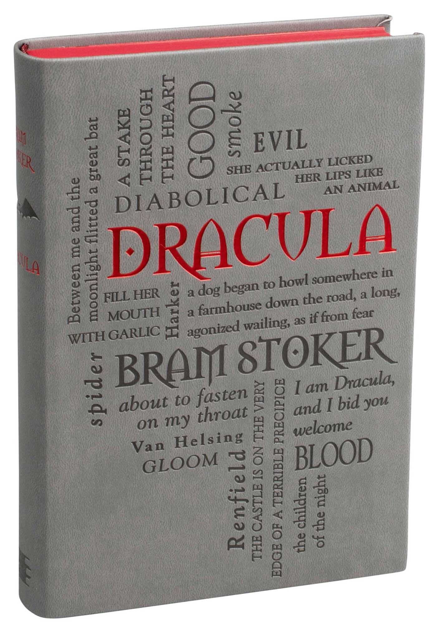 Dracula by Bram Stoker - Collectible Flexi Bound Faux Leather Cover - Colorful Sprayed Edges