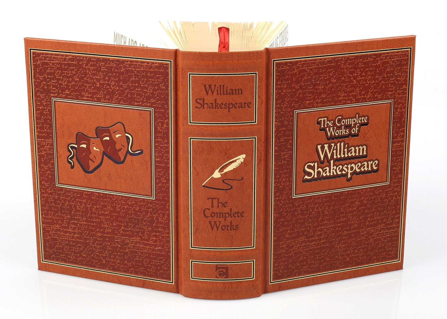 The Complete Works of William Shakespeare: Romeo & Juliet, Hamlet & more - Collectible Leather Bound Hardcover Classics