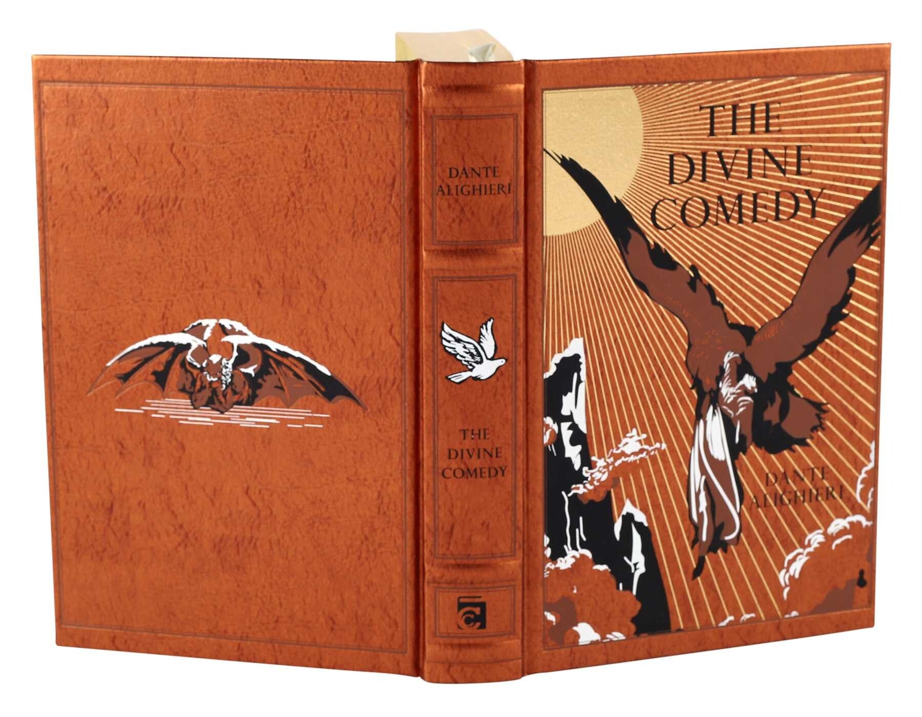 The Divine Comedy by Dante Alighieri, Illustrated by Gustave Dore - Collectible Leather Bound Hardcover Classics