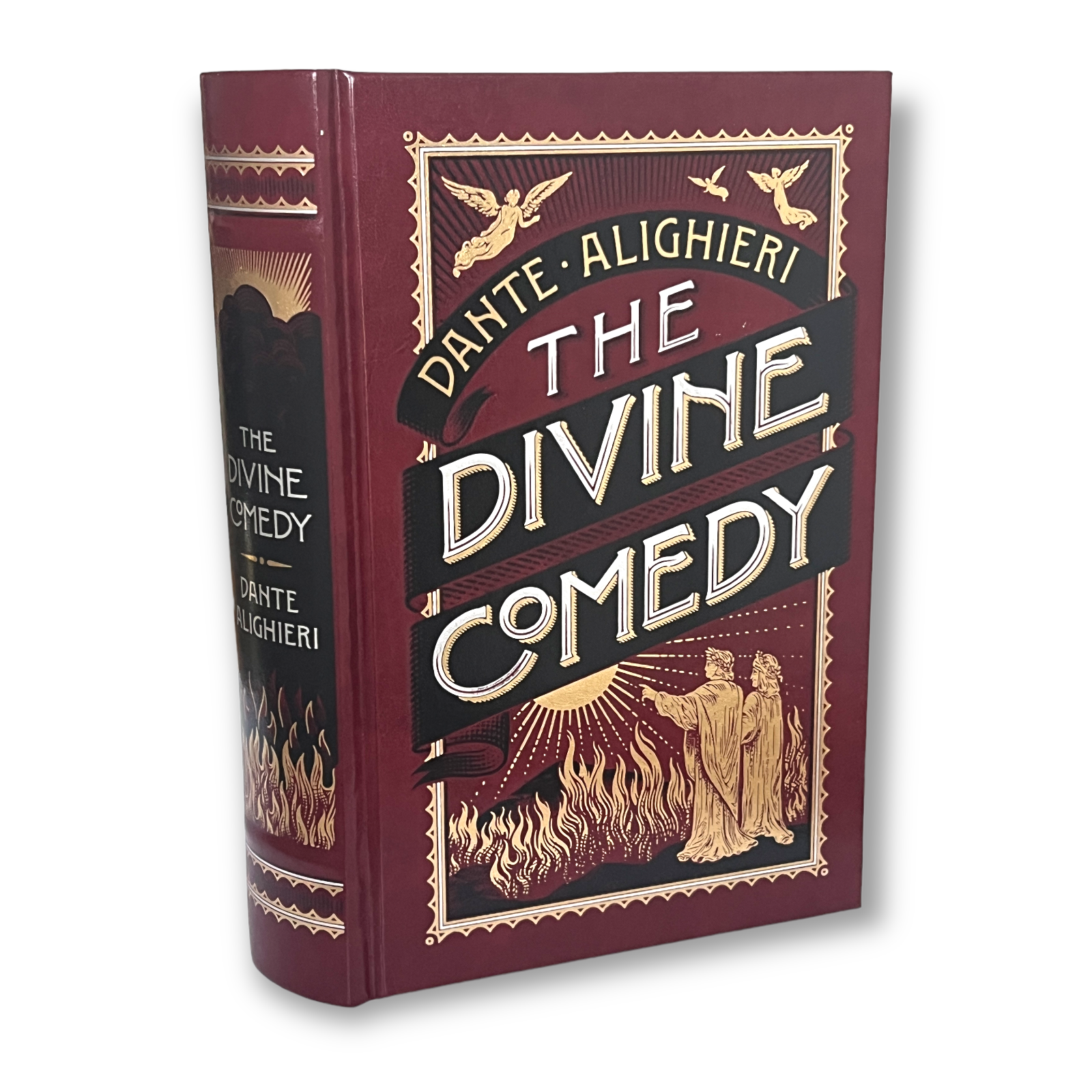 The DIVINE COMEDY Dante Alighieri Gustave Dore Collectible Deluxe Edition ILLUSTRATED Leather Bound Hardcover Best Seller Classic Book