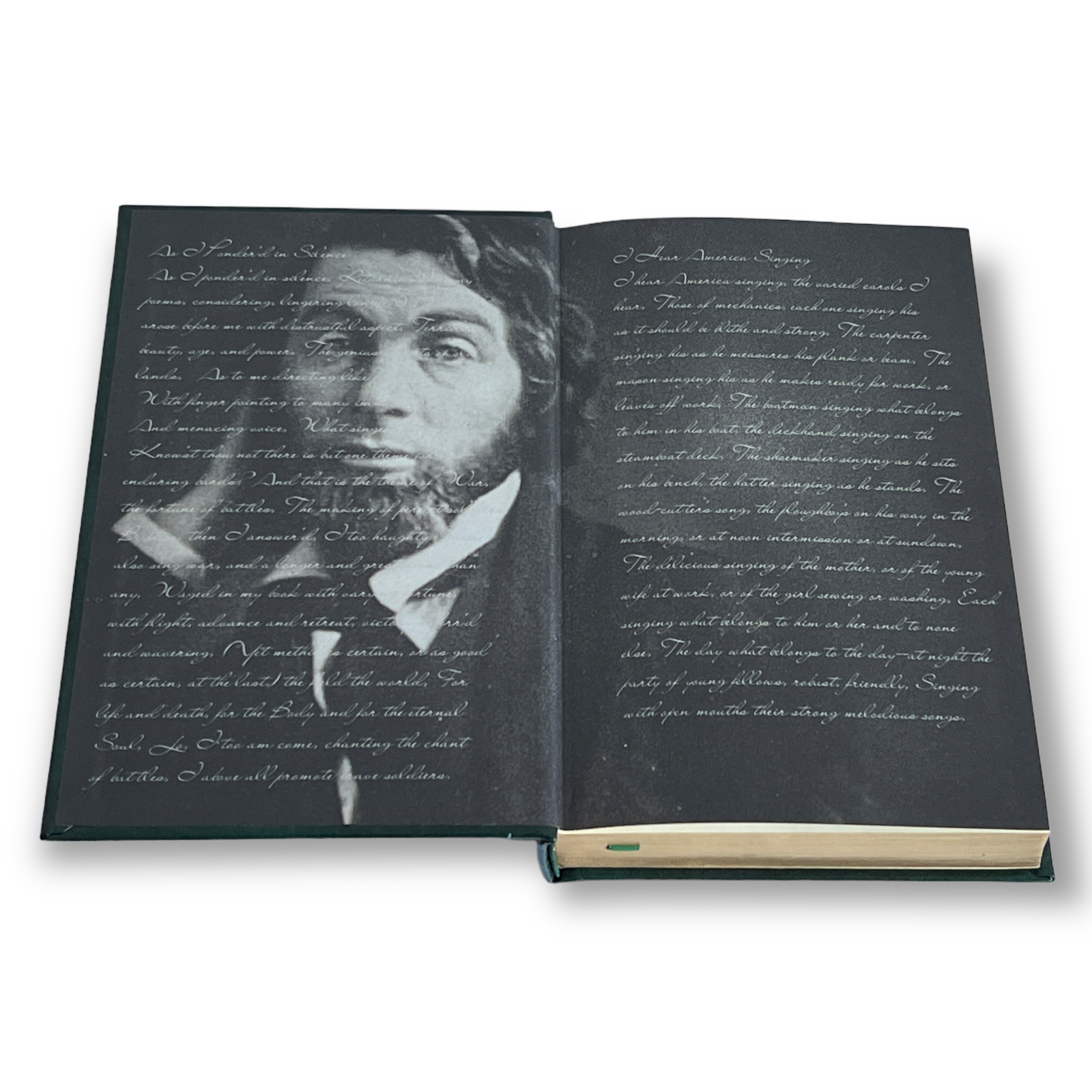 Leaves of Grass by Walt Whitman - Collectible Leather Bound Hardcover