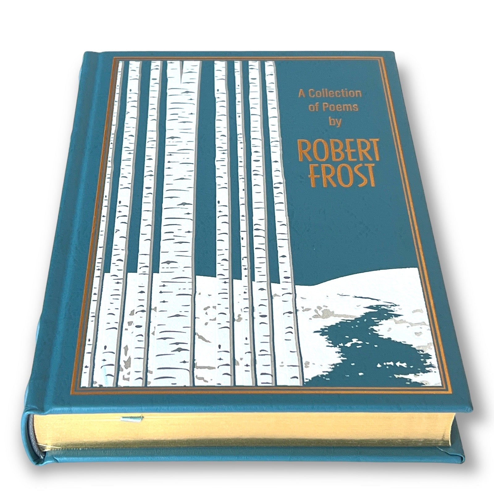 A Collection of Poems by Robert Frost - Collectible Leather Bound Hardcover