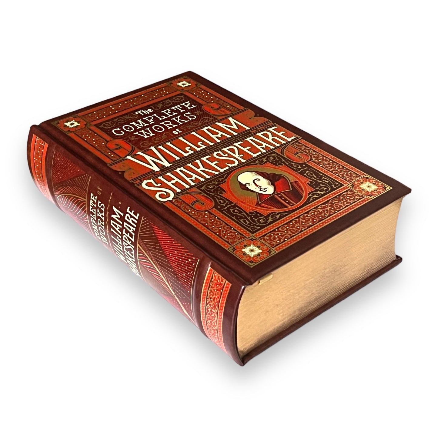 Complete Works OF WILLIAM SHAKESPEARE: Romeo Juliet, Hamlet, King Lear - Collectible Deluxe Edition -Leather Bound Hardcover Classic Book