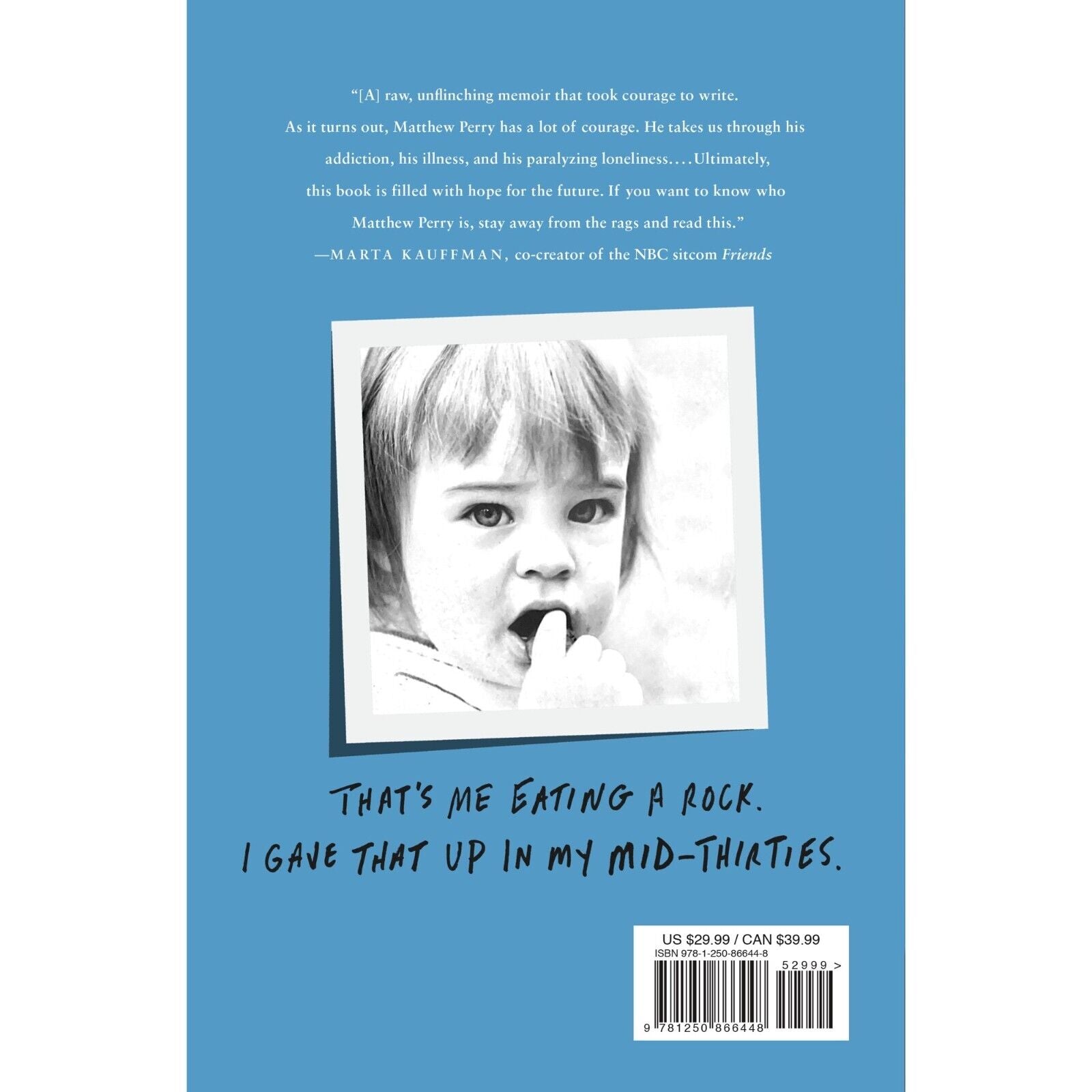 Friends, Lovers, and the Big Terrible Thing by Matthew Perry - Memoir- Hardcover Illustrated - Best Seller