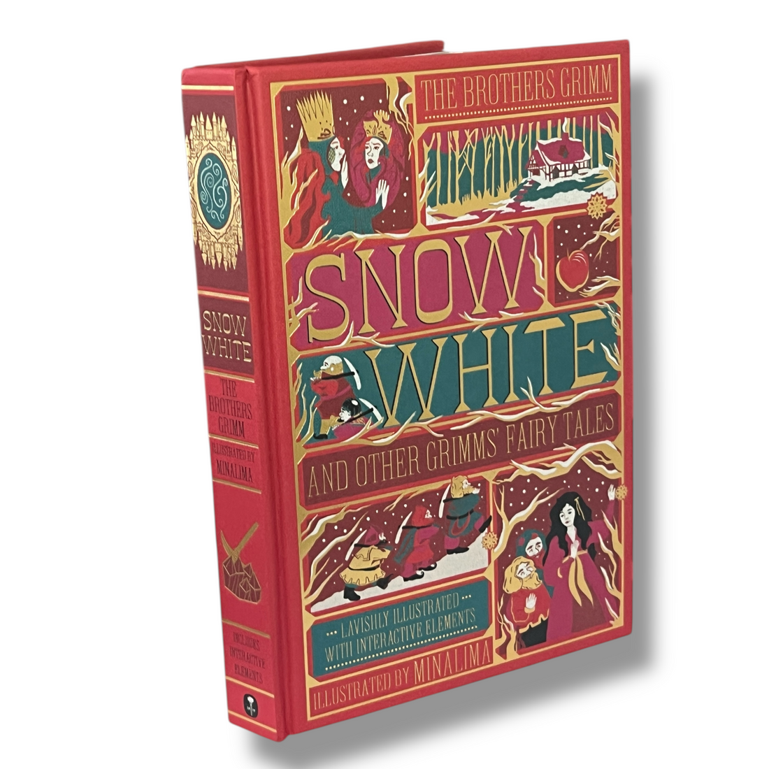 Snow White and Other Grimms' Fairy Tales - Ilustrated with Interactive Elements - Hardcover