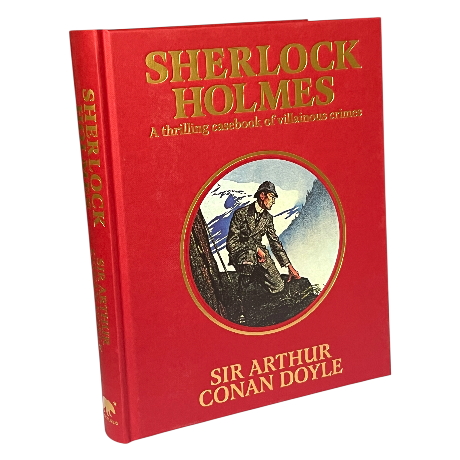 Sherlock Holmes: A Thrilling Casebook of Crimes by Arthur Conan Doyle - Deluxe Hardcover Classics with Painted Edges